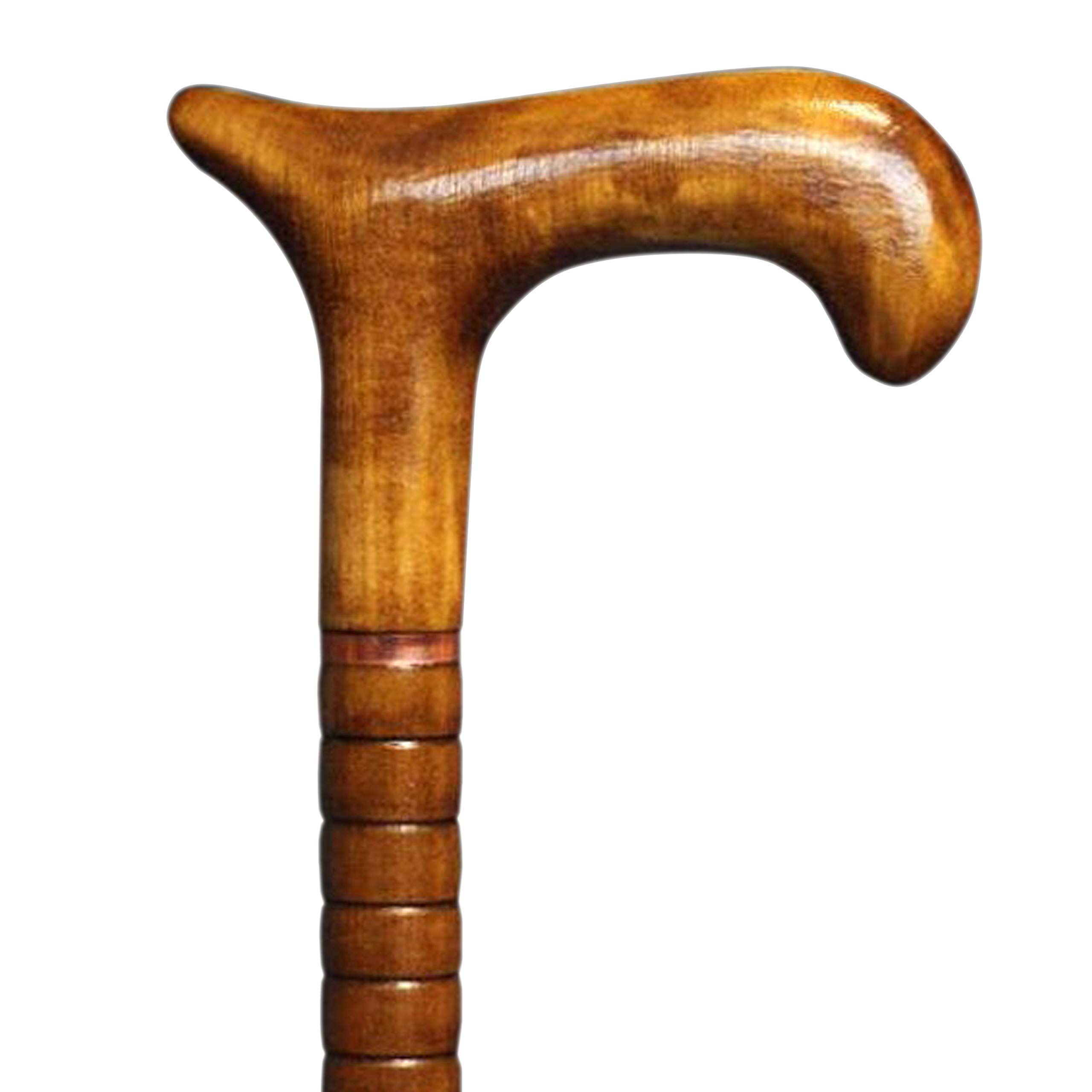 Handmade Elegant Cane - Premium Derby Wooden Walking Stick for Men & Women - Hand Carved Gift for Seniors, Travel & Fashion Accessory - Perfect for Hiking, Weddings & Daily Support