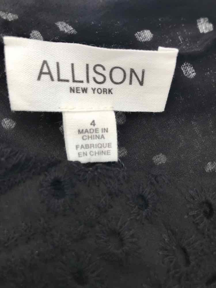 Pre-Owned Allison New York Black One Shoulder Blouse Size 4 - Perfect for Evening Parties, Date Nights & Special Occasions