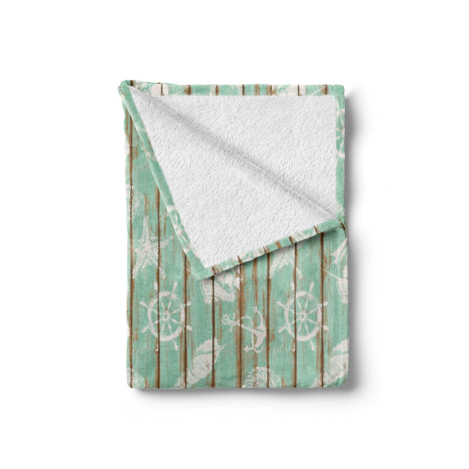 Ambesonne Nautical Fleece Throw Blanket 70