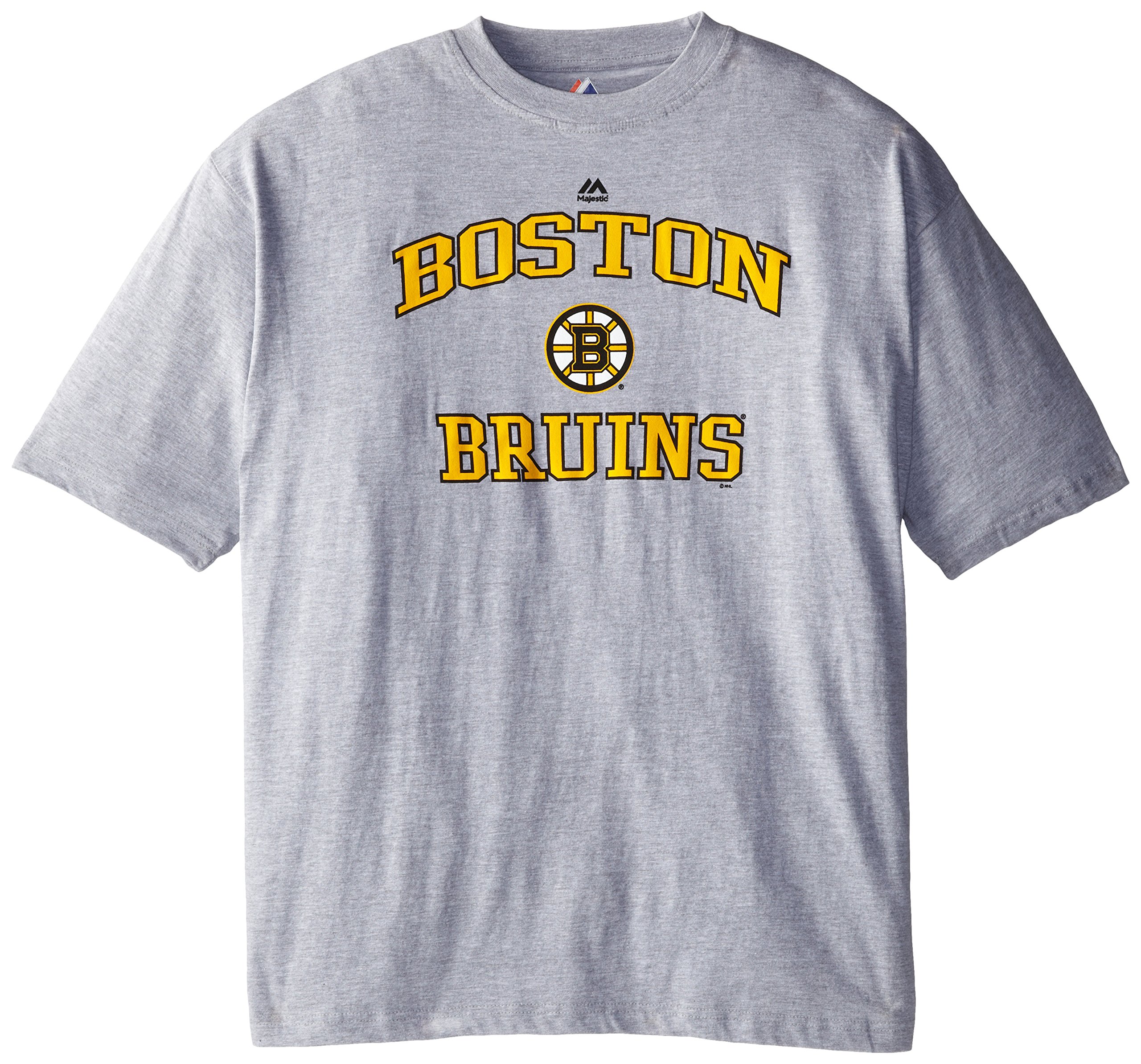 Majestic NHL Boston Bruins Big & Tall Short Sleeve T-Shirt for Men - Officially Licensed Hockey Jersey Tee - Perfect for Game Day, Sports Bars & Bruins Fan Gifts