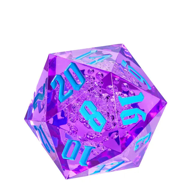 55mm Titan D20 Sharp Edge Bubbling Cauldron - Premium Resin Dice Holder for D&D, RPG & Tabletop Gaming - Perfect for Spell Casting & Potion Making Scenes