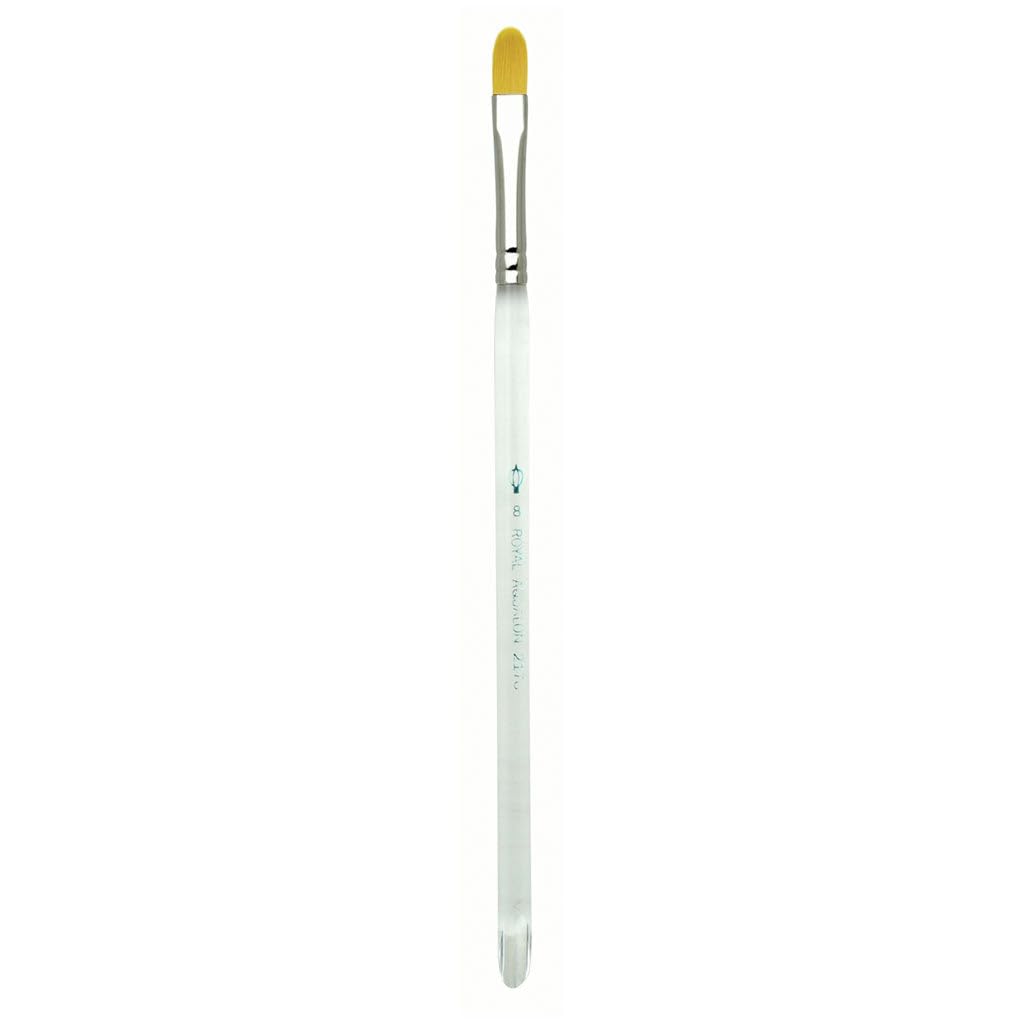 ROYAL BRUSH Aqualon Filbert #8 Paint Brush - Professional Artist Brush Set for Oil & Acrylic Painting - Perfect for Canvas, Wood & Fabric Art Projects