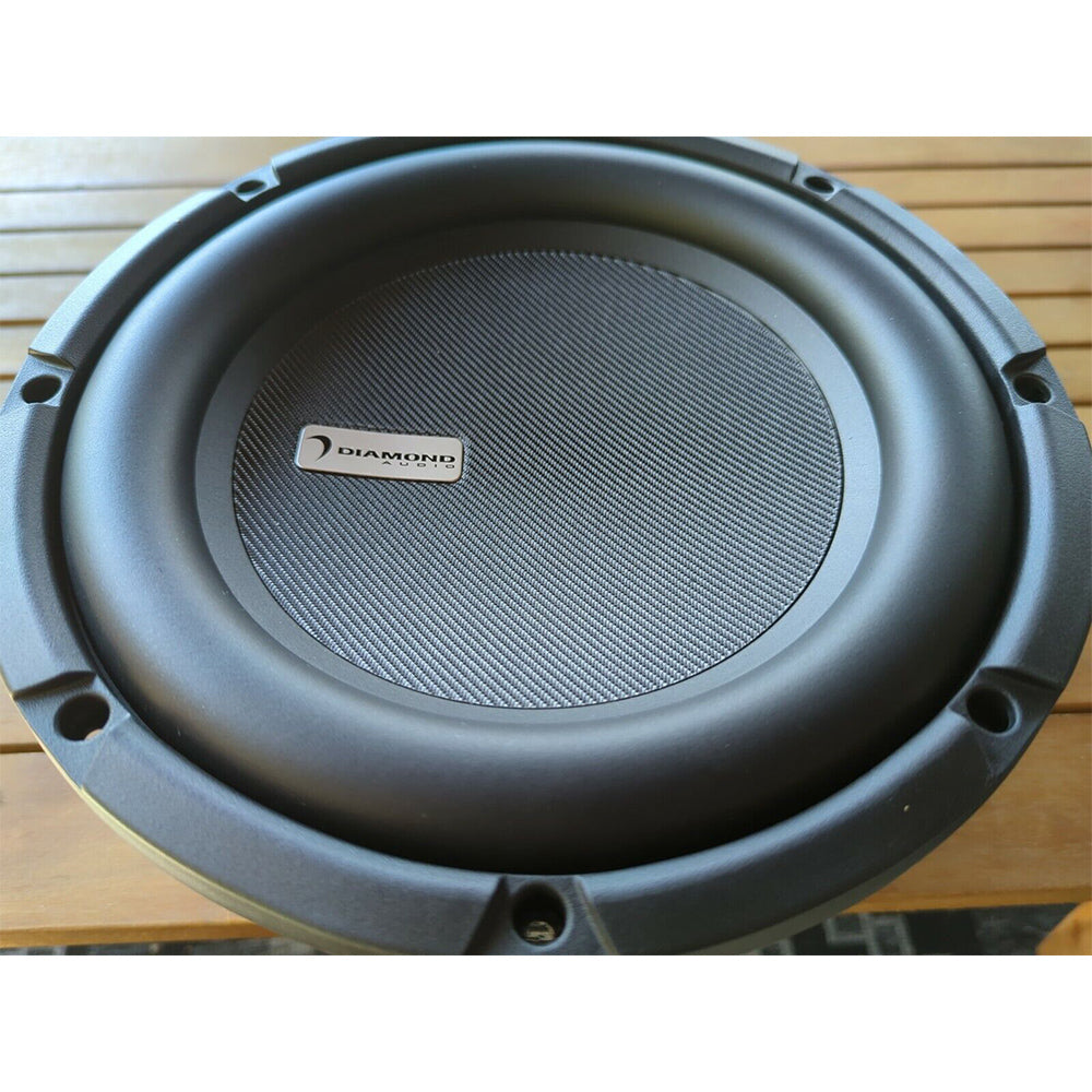 Diamond Audio DES104 10-Inch 400W RMS Dual Voice Coil 4 Ohm Car Subwoofer - Elite Series for Deep Bass in Trucks, SUVs & Custom Car Audio Systems