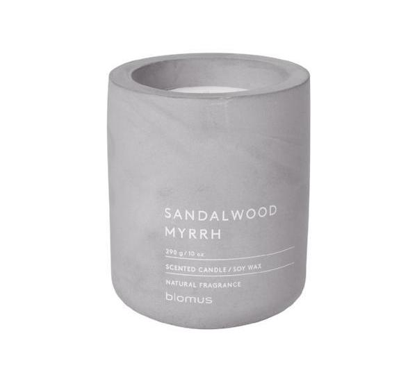 Premium Scented Candle in Modern Concrete Container - Large Size for Home Decor, Relaxation & Romantic Ambiance