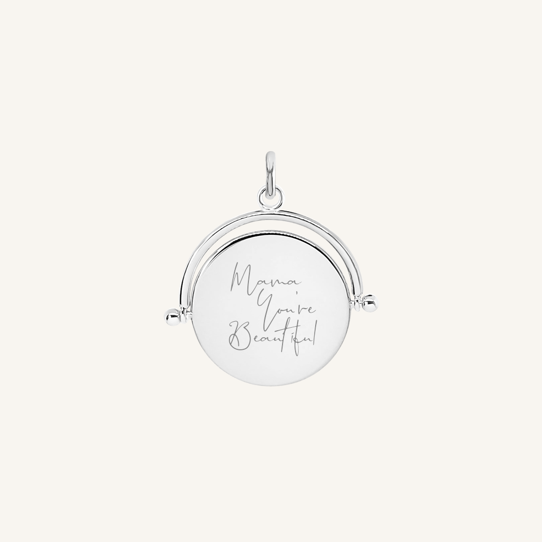 Jessica Urlichs Etch Pendant Necklace - Elegant Personalized Jewelry Gift for Women | Perfect for Anniversaries, Birthdays & Special Occasions