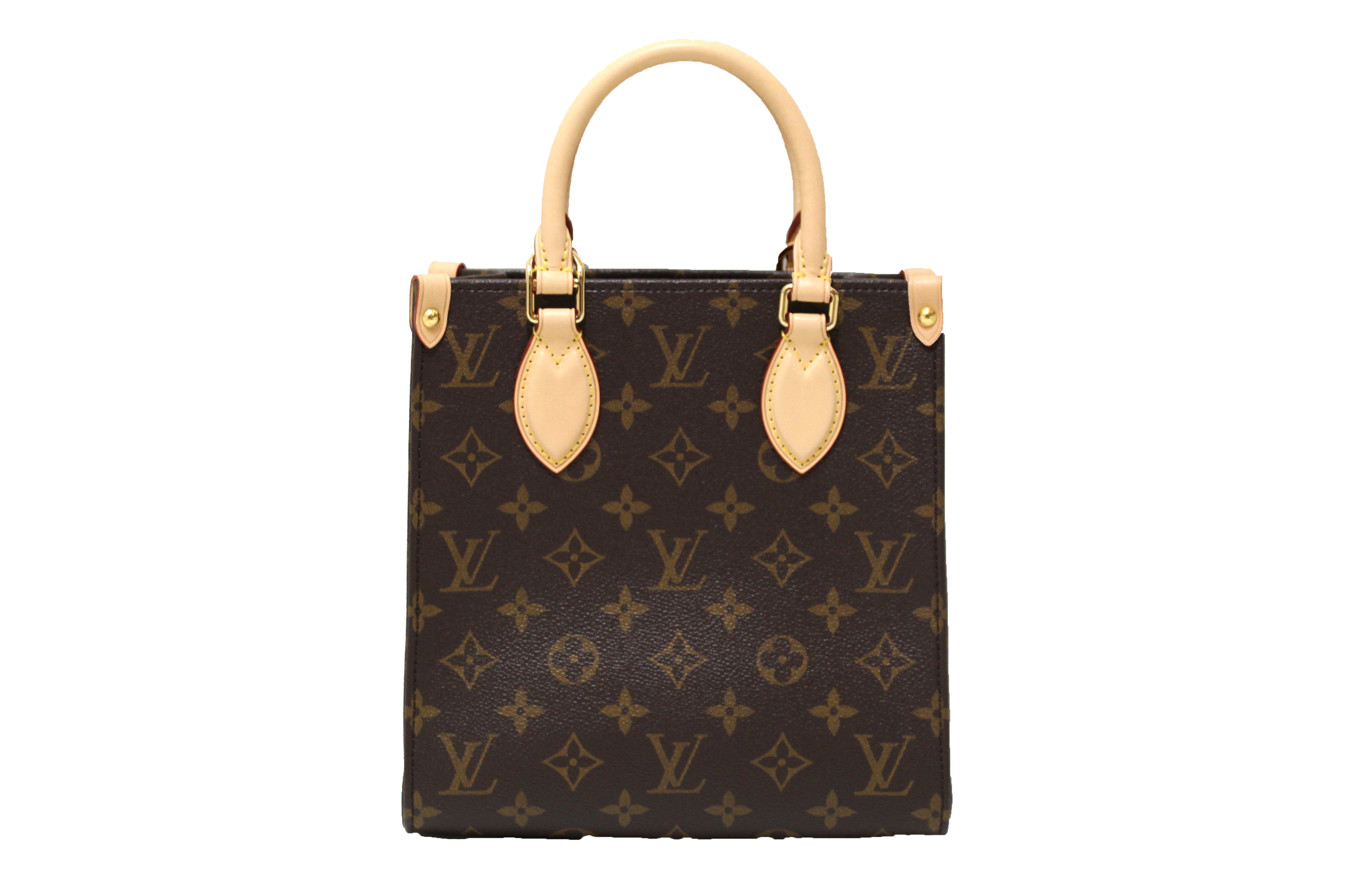 Authentic Louis Vuitton Monogram Sac Plat BB Handbag - Luxury Leather Tote Bag for Women | Perfect for Work, Travel & Everyday Elegance
