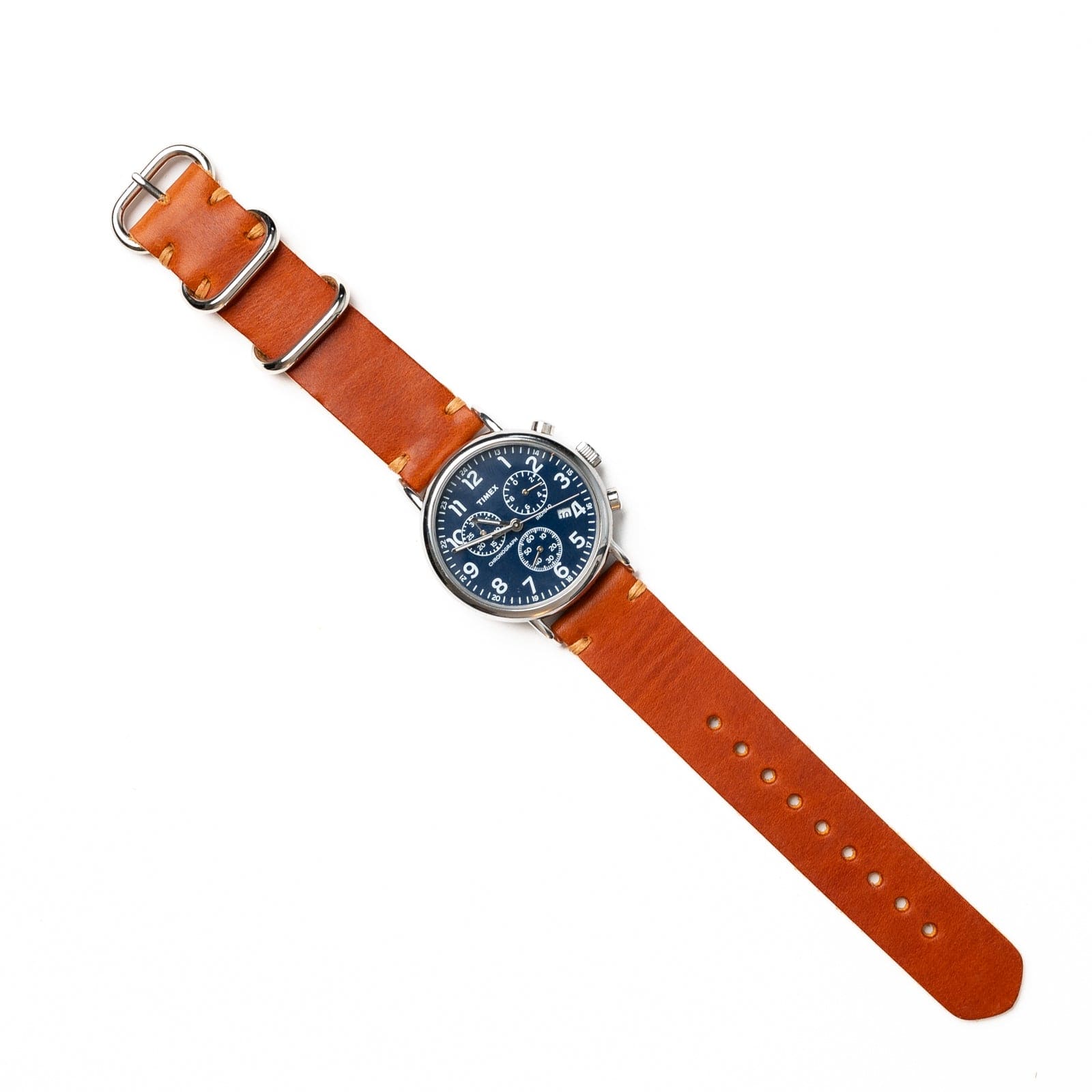 Premium Genuine Leather Watch Band for Men & Women - Adjustable Replacement Strap - Compatible with Apple Watch, Samsung Galaxy, Fitbit - Perfect for Work, Travel & Everyday Wear