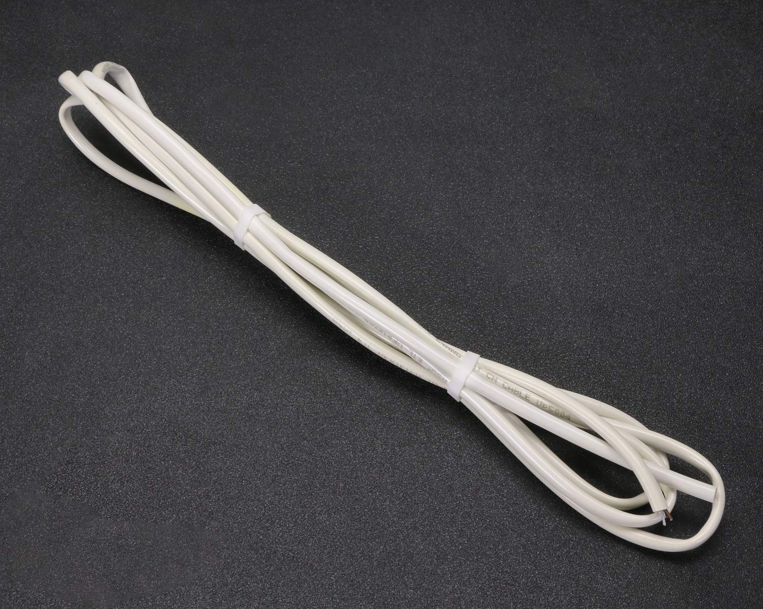 ONLYKXY 100-Pack Reusable Silicone Cable Ties - Flexible Cord Organizers for Data Lines & Power Cables - Elastic Rubber Bands & Coil Rings (White) - Perfect for Home, Office & Travel Cable Management