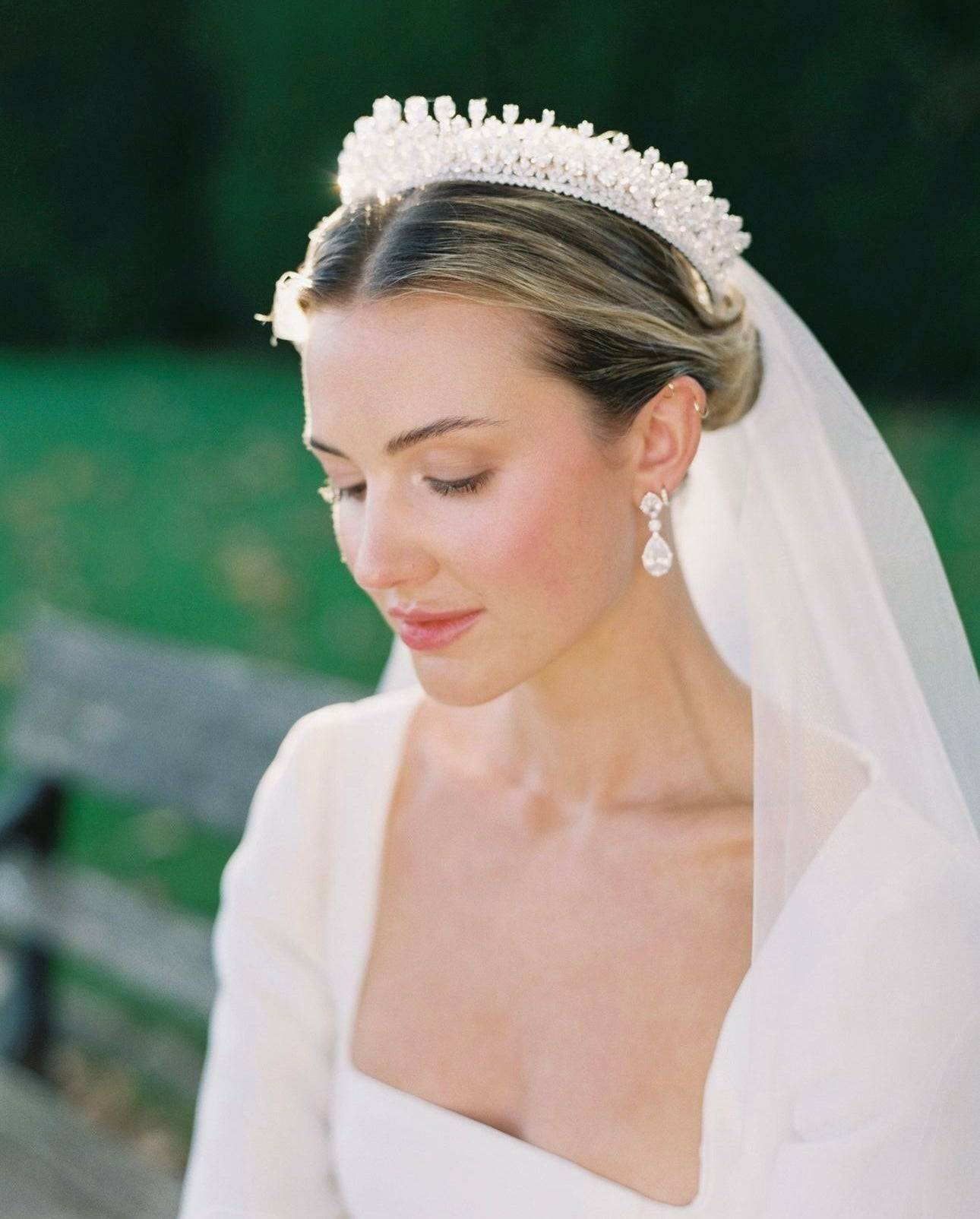 Custom GAYLE Royal Bridal Crown - Elegant Wedding Tiara for Brides, Princess-Themed Parties & Photo Shoots