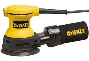 DEWALT DW421 Random Orbital Sander - 220-240V Power Tool for Woodworking & Sanding Projects | Perfect for Furniture Refinishing, DIY Home Improvement & Professional Use