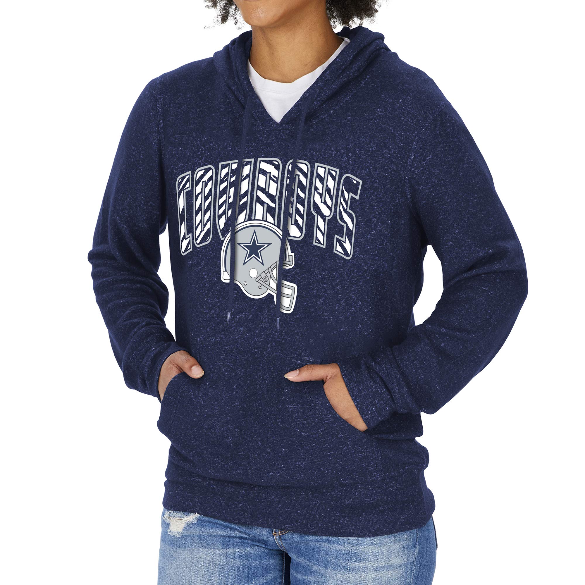 Zubaz Women's Soft Fleece Hoodie - Cozy Pullover Sweatshirt for Lounge, Workout & Casual Wear | Perfect for Fall & Winter