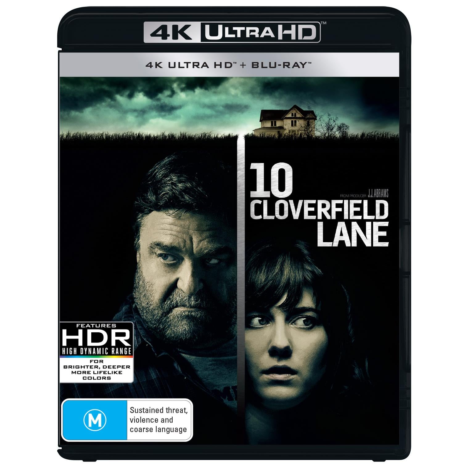 10 Cloverfield Lane - Blu-ray & DVD | Thriller Movie | Home Entertainment Collection | Perfect for Movie Nights & Gifts