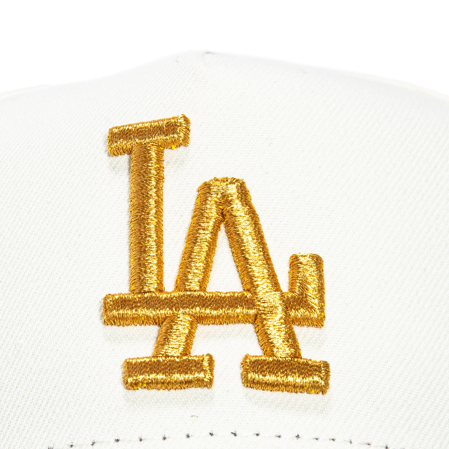 New Era 9Forty A-Frame Los Angeles Dodgers 60th Anniversary Snapback Hat - White, Black & Gold | Adjustable Baseball Cap for Men & Women | Perfect for Games, Fan Gear & Streetwear Fashion
