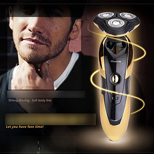 Premium Men's Electric Razor - 3D Floating Head, Waterproof & Rechargeable Beard Shaver for Smooth Shaving - Perfect for Travel, Gym & Daily Grooming Routine