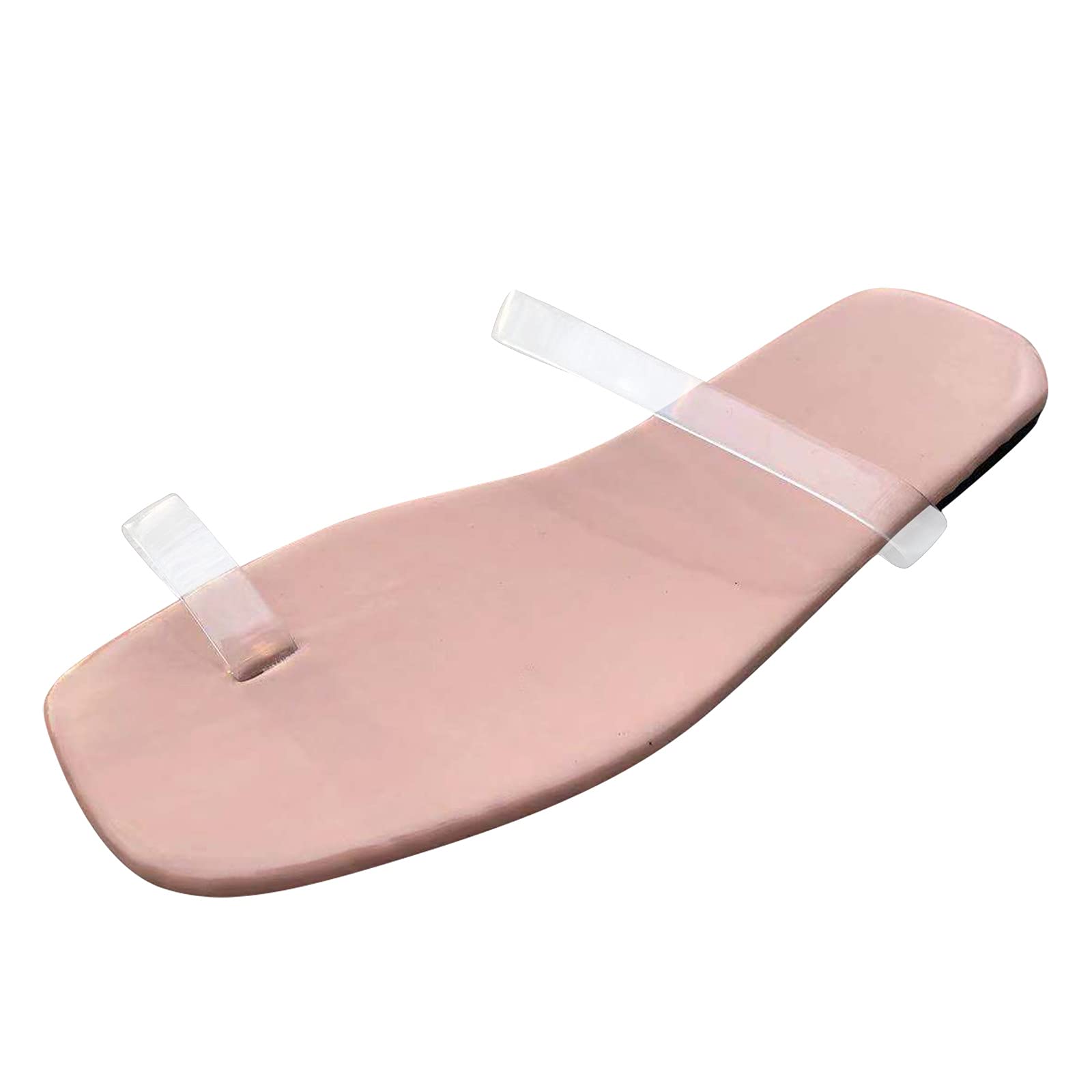 Women's Crystal Embellished Square Toe Ballet Flats - Non-Slip Casual Summer Shoes for Ladies | Perfect for Office, Walking & Daily Wear