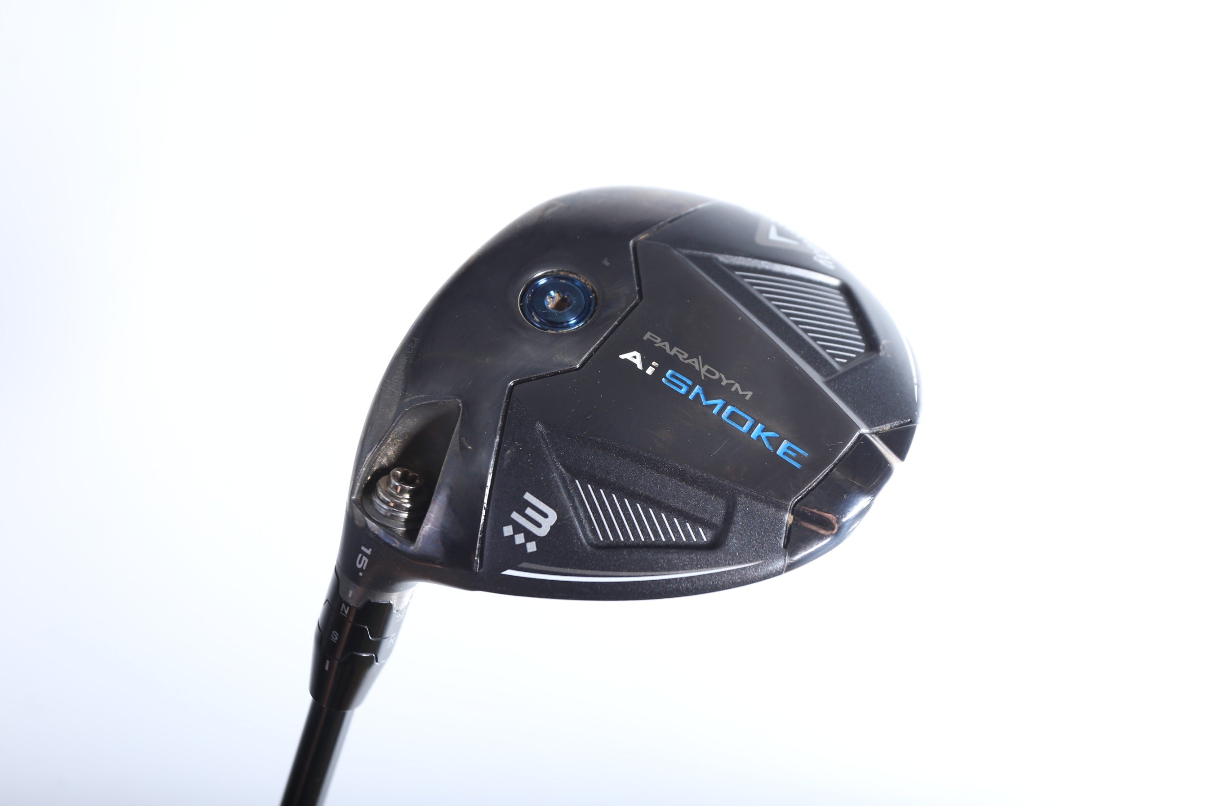 Callaway Paradym Ai Smoke TD 3 Wood Left Handed 15° Extra Stiff Flex Golf Club - Pre-Owned | Perfect for Long Fairway Shots & Improving Accuracy
