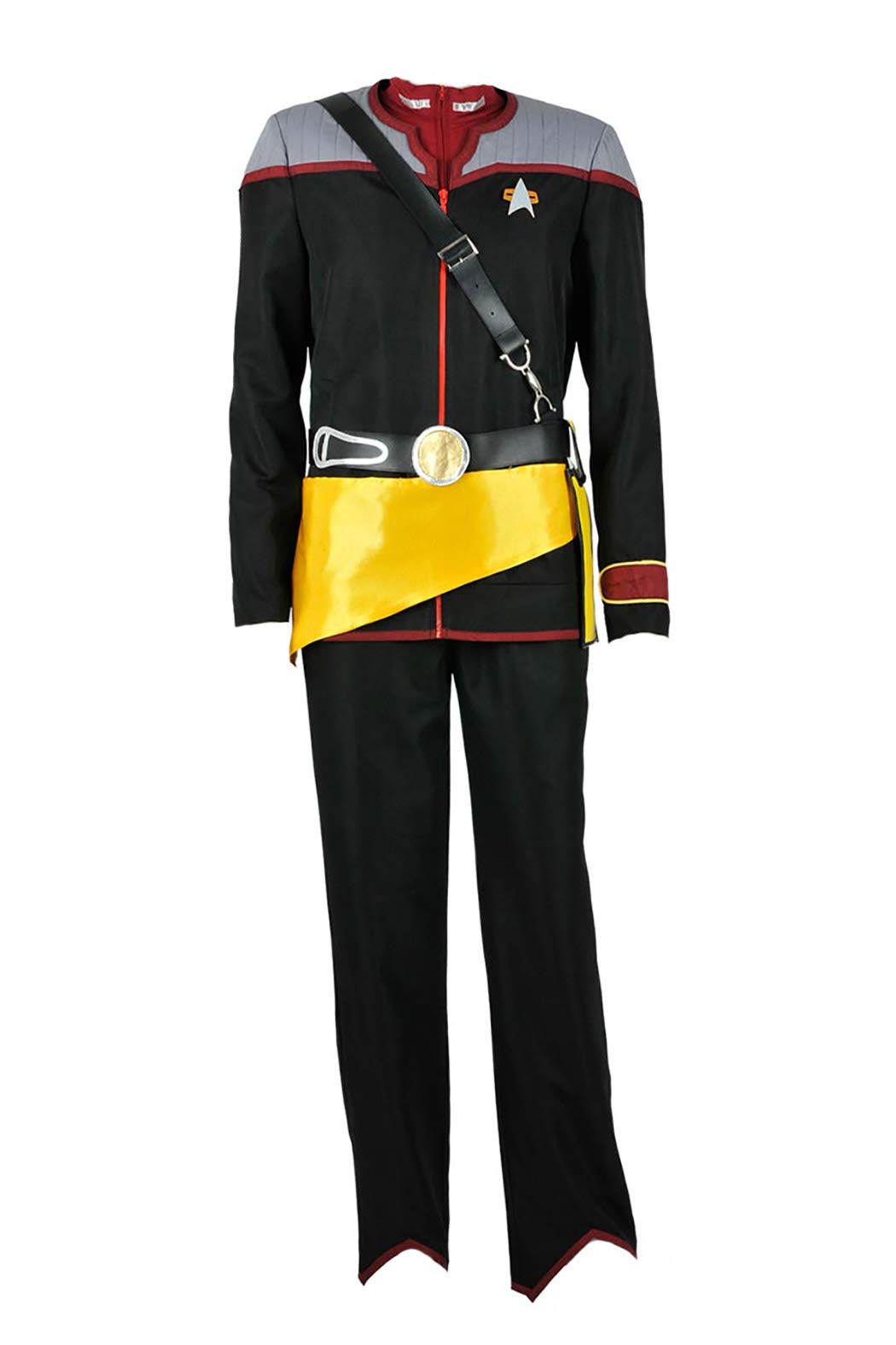 DEREN Star Cosplay Mirror Yellow Suit Costume - Anime Character Outfit for Halloween, Comic Con & Cosplay Events - Perfect for Costume Parties & Themed Gatherings