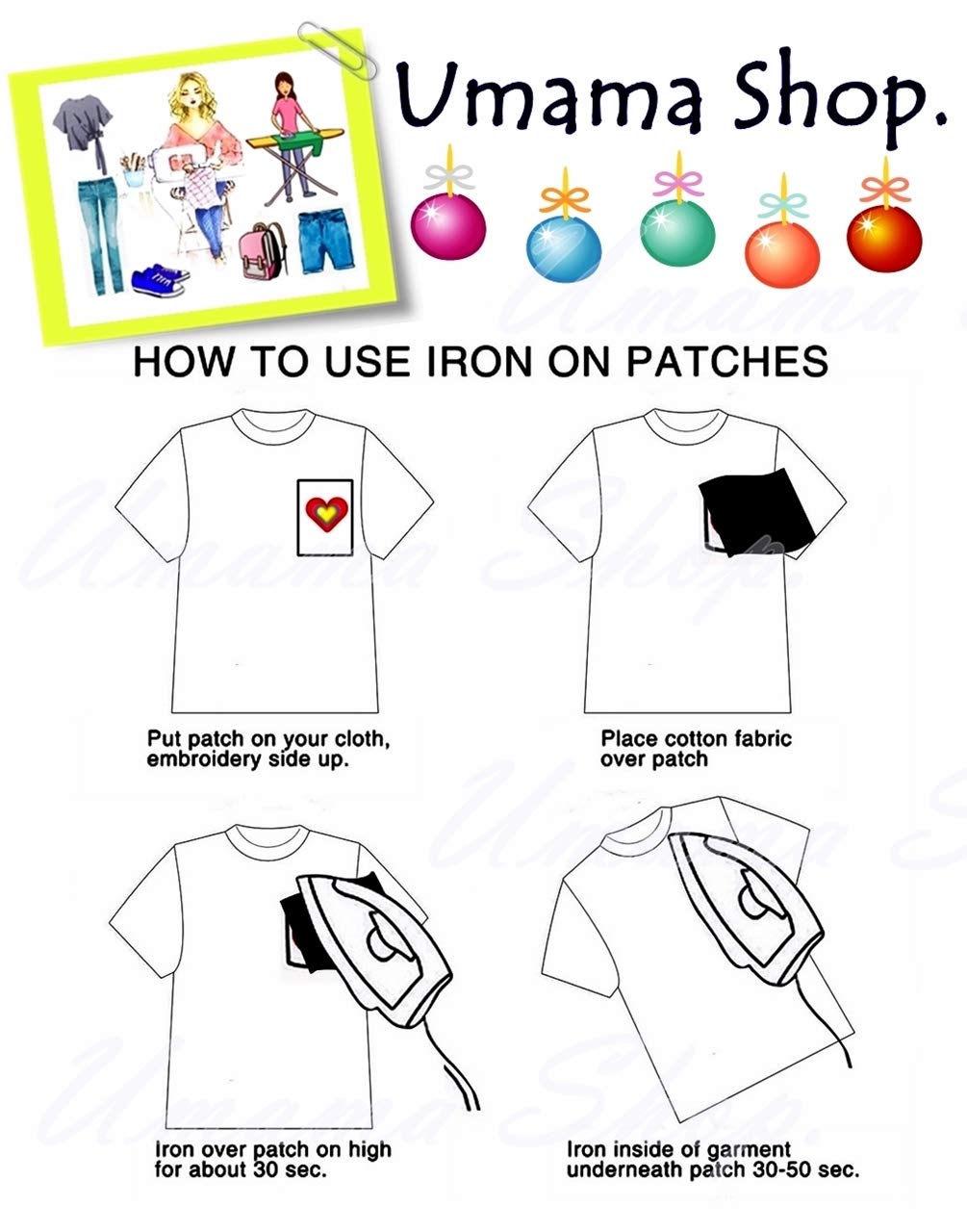 Umama 3-Piece Arrow Lover Valentine Cupid Cartoon Iron-On Patch Set - Pink Cupid Angel Design for Kids Clothing, School Bags, Jackets, Jeans & Hats | Perfect for Valentine's Day Gifts, DIY Crafts & Outfit Customization
