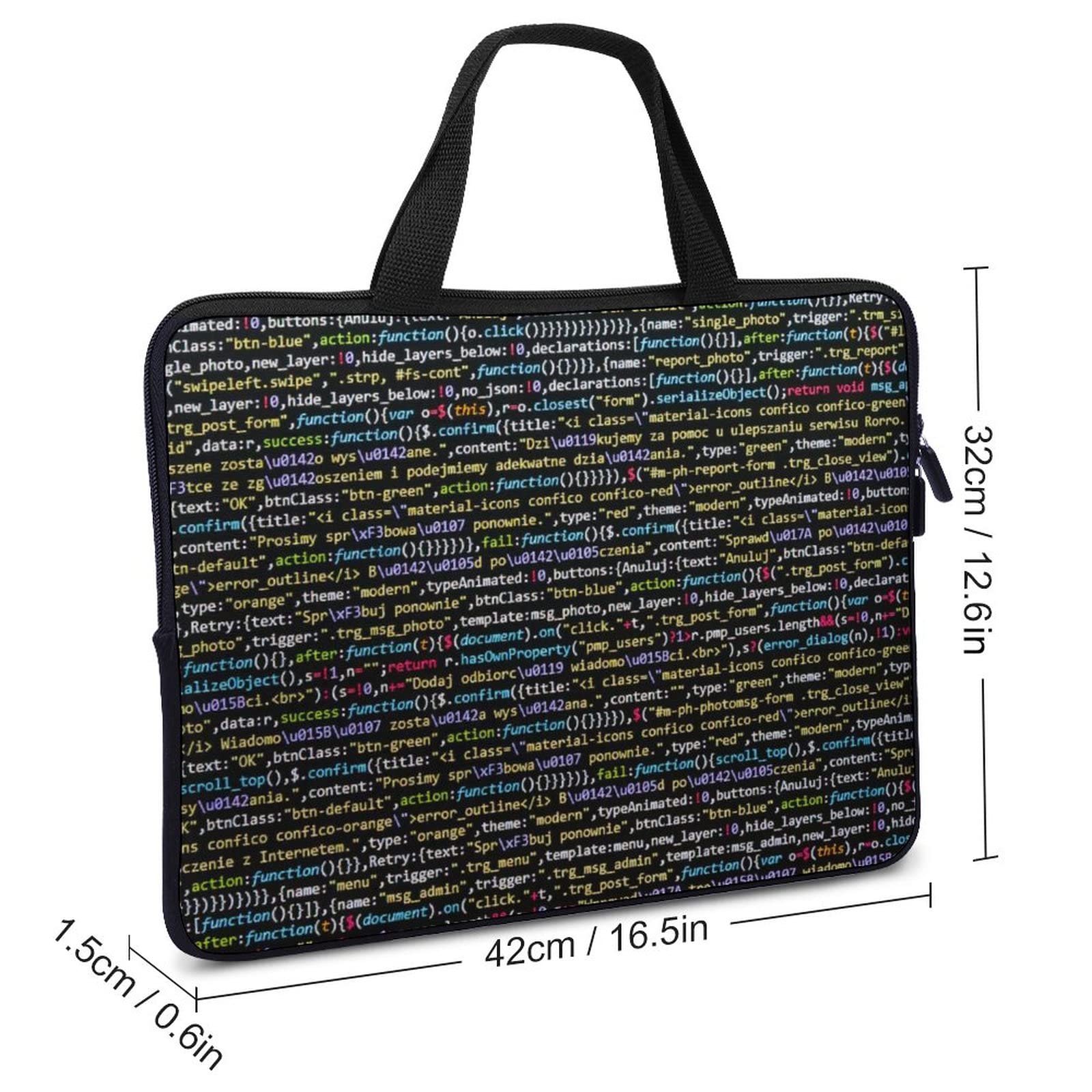 Premium Laptop Bag for Work & Travel - Lightweight Laptop Case Sleeve with Shoulder Strap - Durable Computer Briefcase for Business & Commuting - Perfect for Office, School & Airplane Carry-on