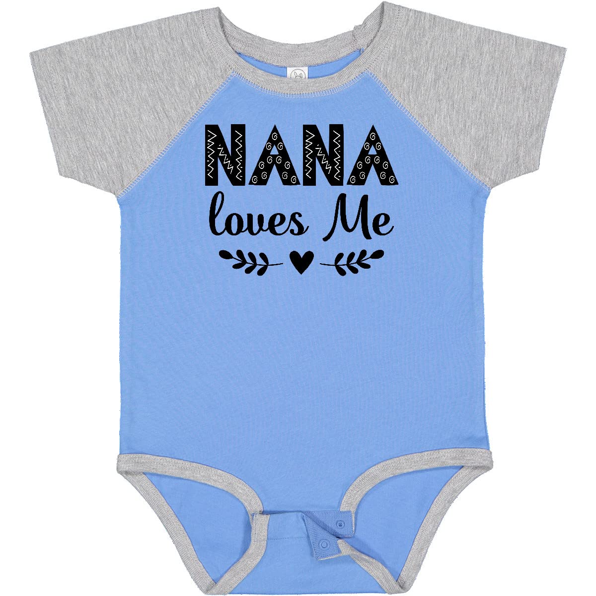 Inktastic Nana Baby Girl Clothes - Cute Baby Bodysuit for Newborn & Infant Girls | Soft Cotton Onesie for Playtime, Family Photos & Everyday Wear