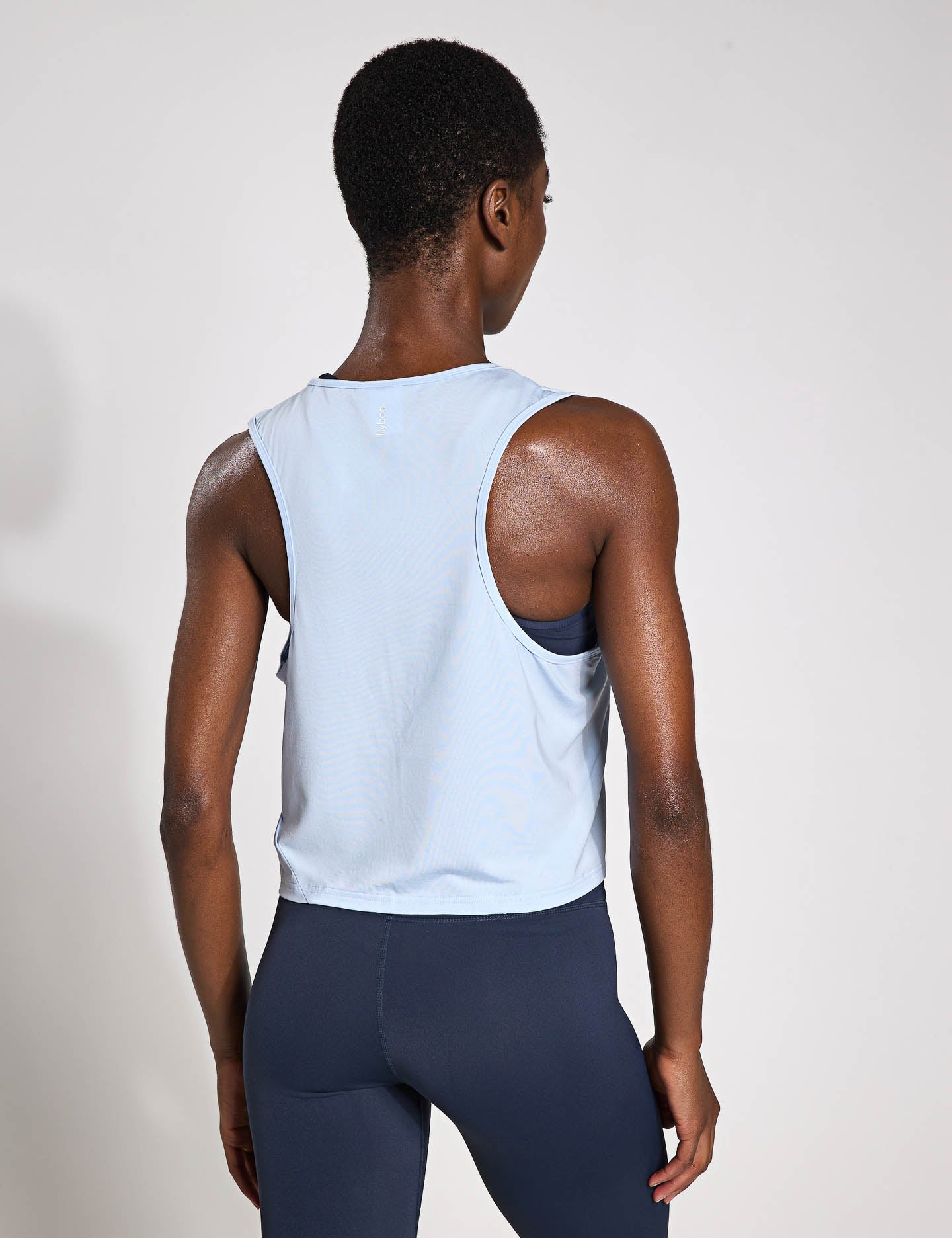 Mia Tank Top - Light Blue Women's Casual Sleeveless Shirt for Summer, Beach, and Everyday Wear