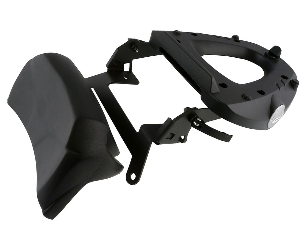GIVI SR134M Motorcycle Top Box Rack - Universal Rear Luggage Carrier for Touring & Commuting - Fits Most Bikes for Secure Storage on Road Trips