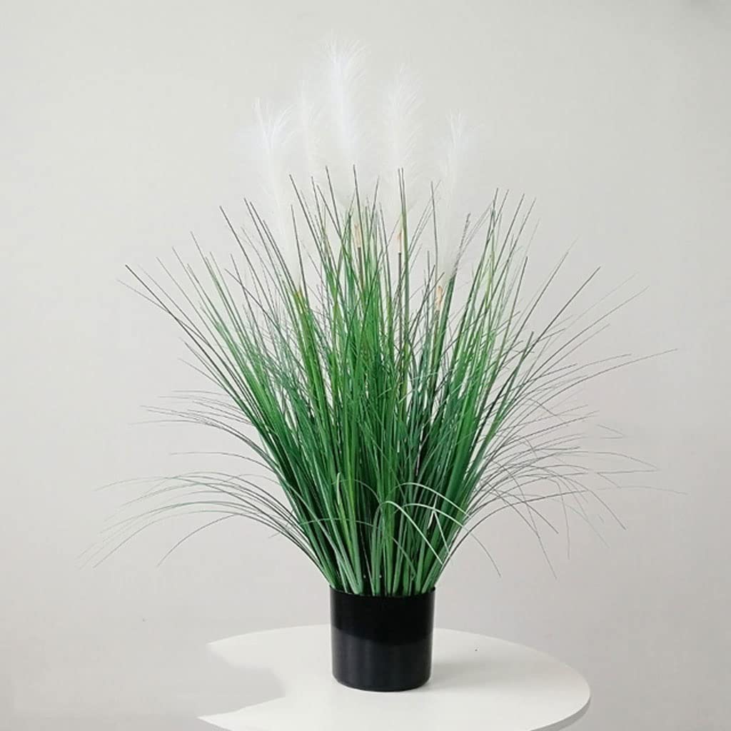 90cm Large Artificial Onion Grass Plant - Fake Potted Reed for Home, Garden, Wedding Decor - DIY Floral Arrangement (Color B, One Size) | Perfect for Indoor Greenery, Table Centerpieces & Event Styling