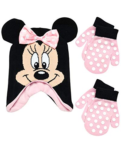 Pink Minnie Mittens 2-4