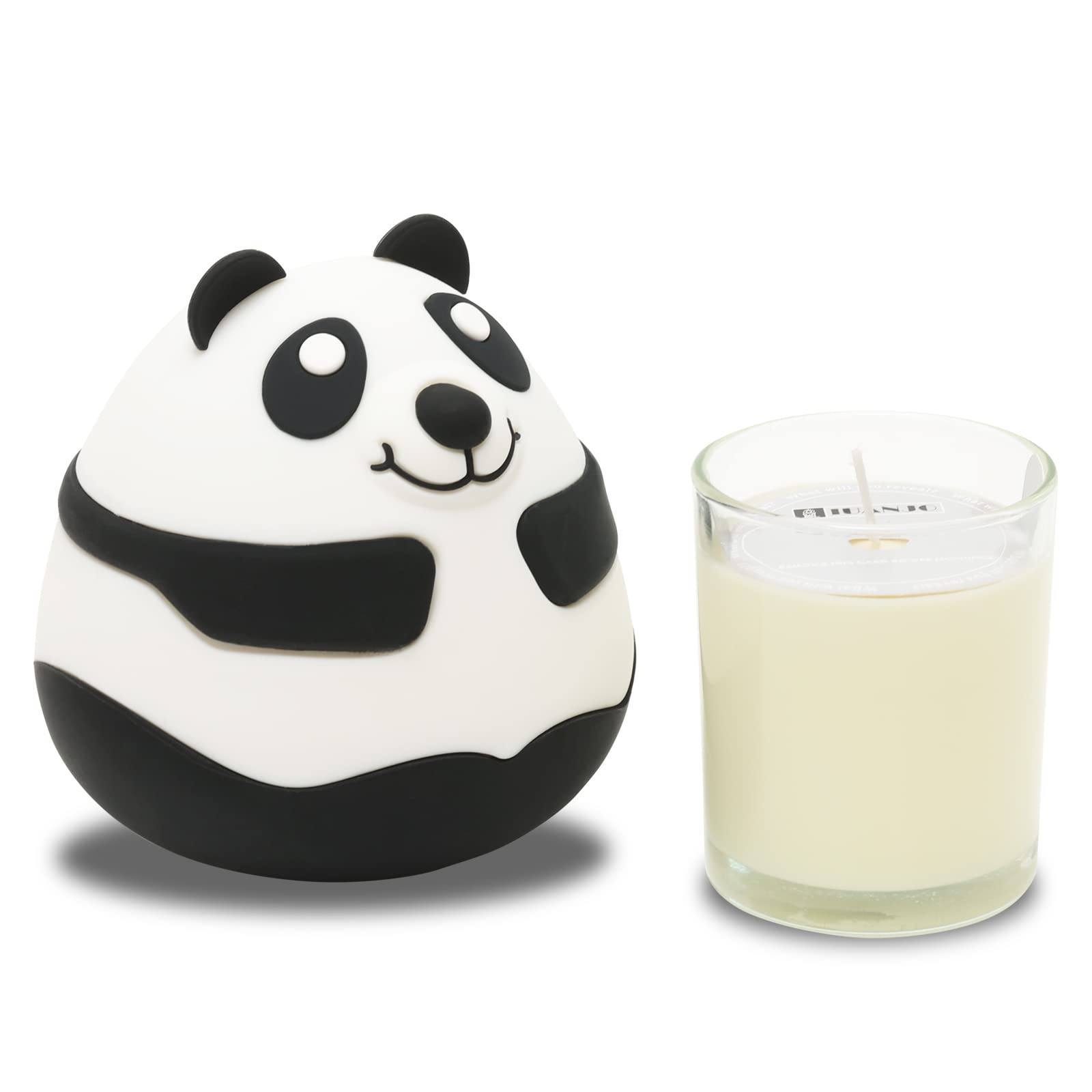 Panda Tumbler Candle - Rose Scented Aromatherapy Gift for Women | Stress Relief & Home Decor