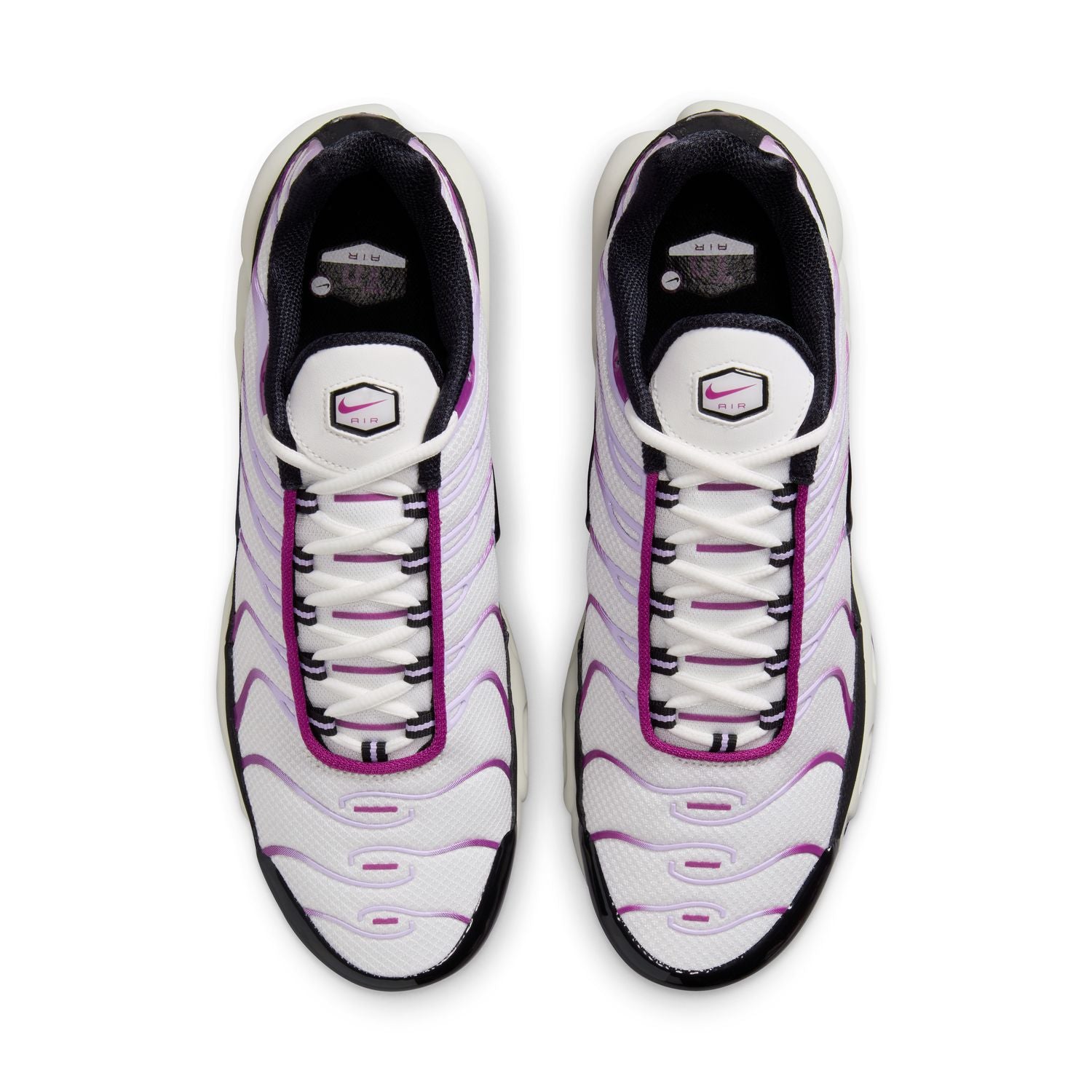 Nike Air Max Plus 'Black Purple White' Men's Running Shoes - Comfortable Cushioned Sneakers for Jogging, Gym Workouts & Casual Wear