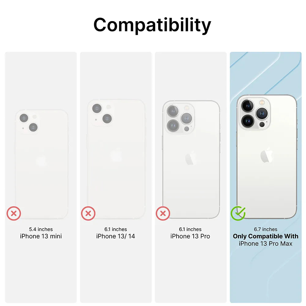 iPhone 13 Pro Max Waterproof Case - Shockproof, Dustproof & Full-Body Protection for Swimming, Hiking & Outdoor Activities