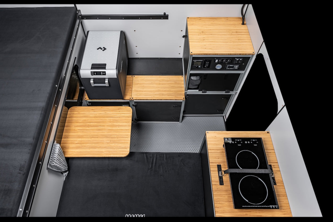 CampOut Modular Slide-In Four Wheel Camper for Mid-Size Trucks | Lightweight Truck Bed Camper | Perfect for Off-Road Adventures & Family Camping Trips