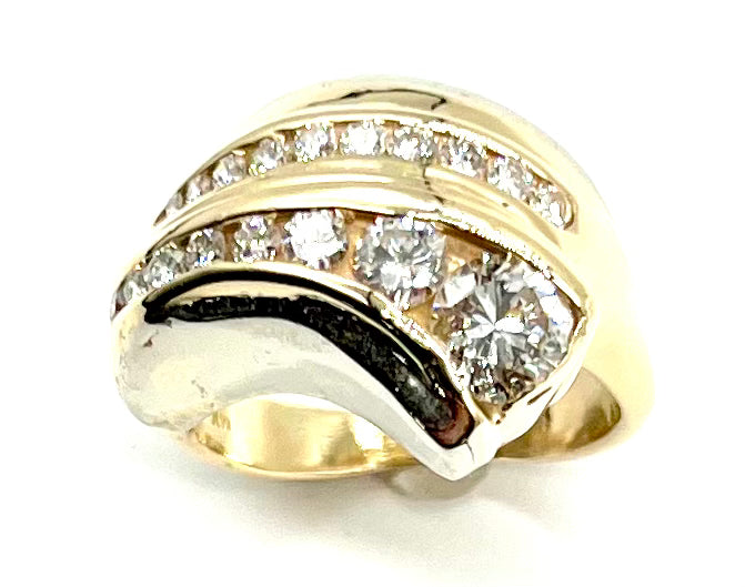 1.25 Carat Diamond Fashion Ring for Women - Elegant & Stylish Wedding, Engagement, Anniversary Jewelry Gift