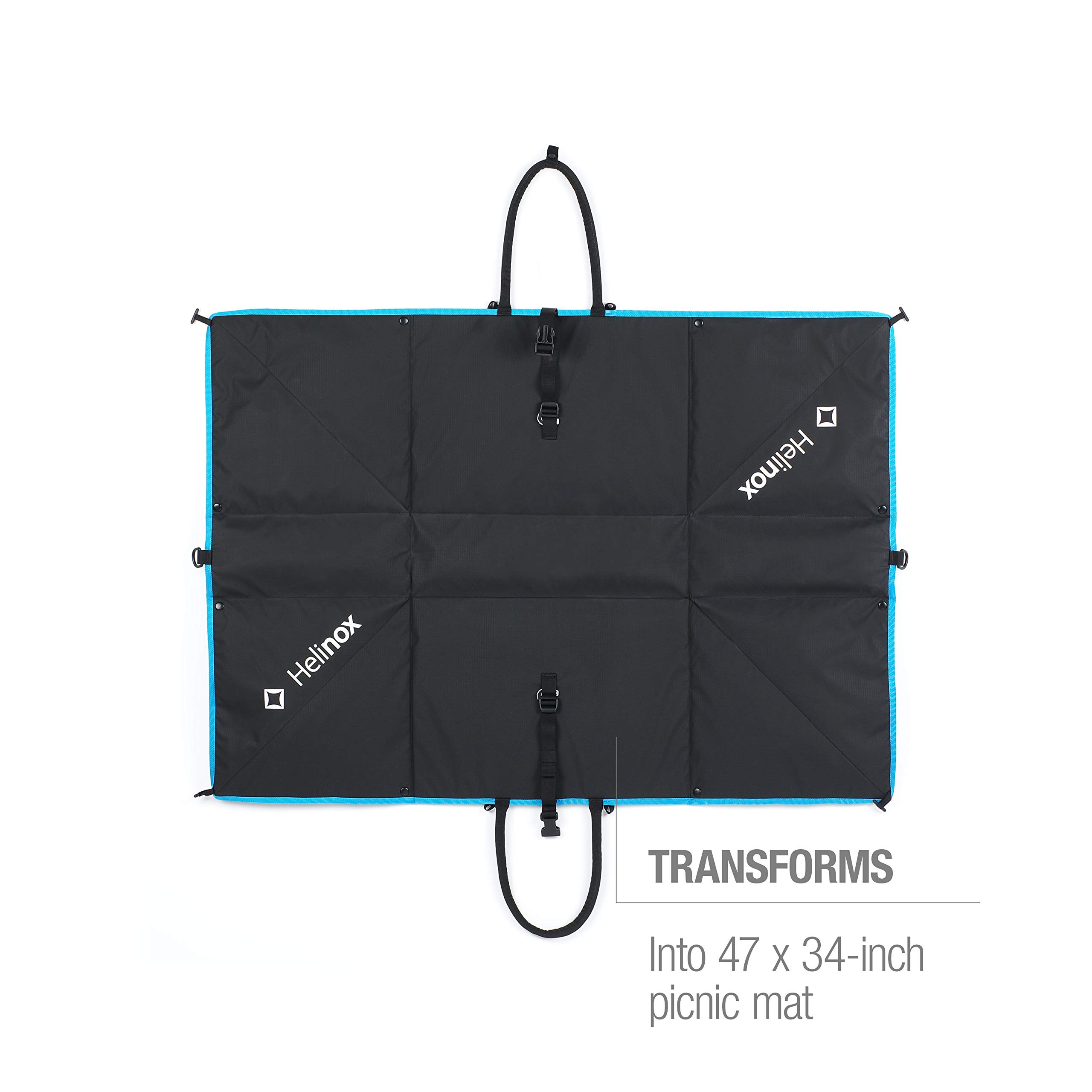 Helinox Origami Tote Combo - Lightweight Portable Gear Carry System & Picnic Mat for Outdoor Camping, Hiking, Beach and Picnic Activities