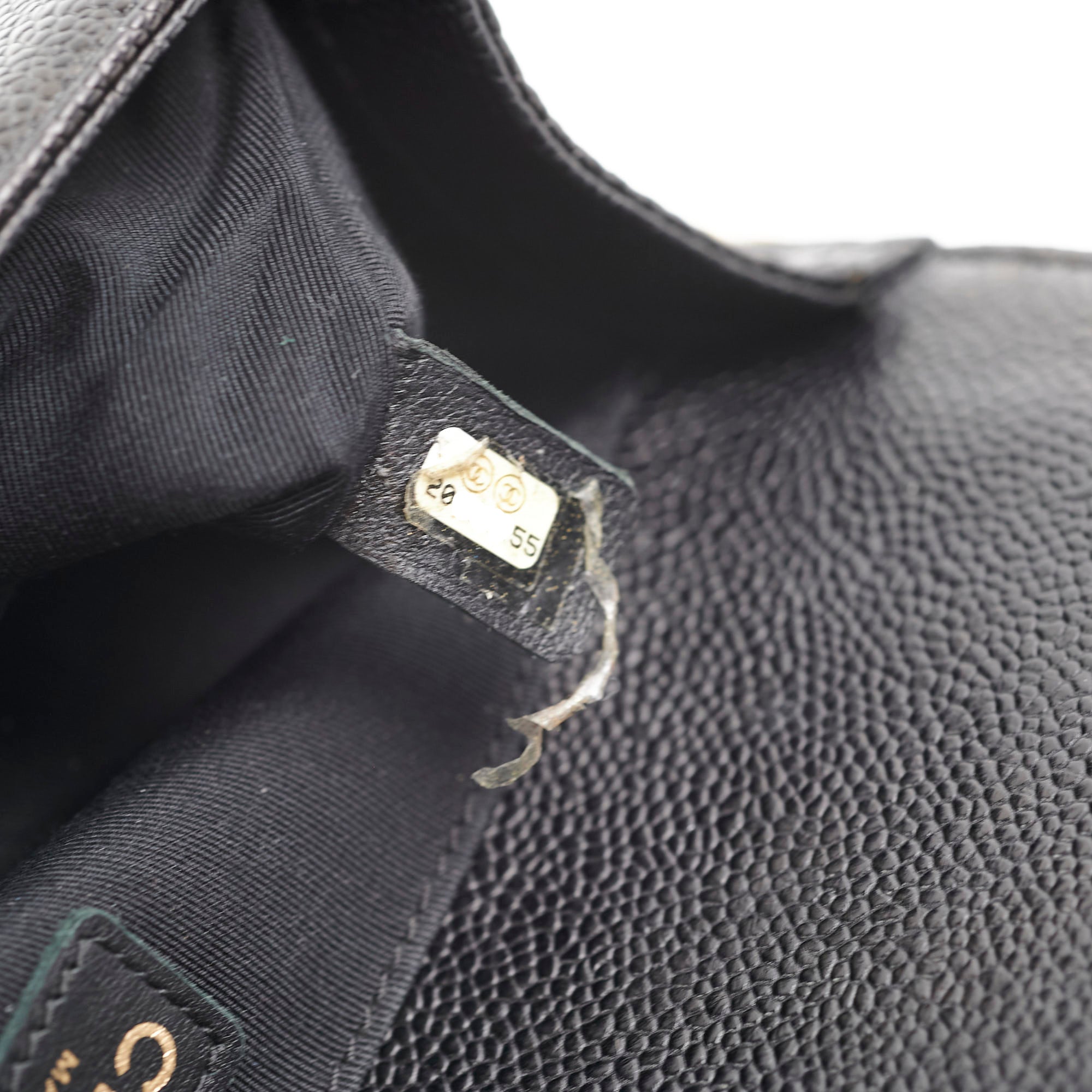Chanel Old Medium Caviar Boy Bag Black 20 Series - Luxury Crossbody Bag for Women, Perfect for Evening Parties & Date Nights