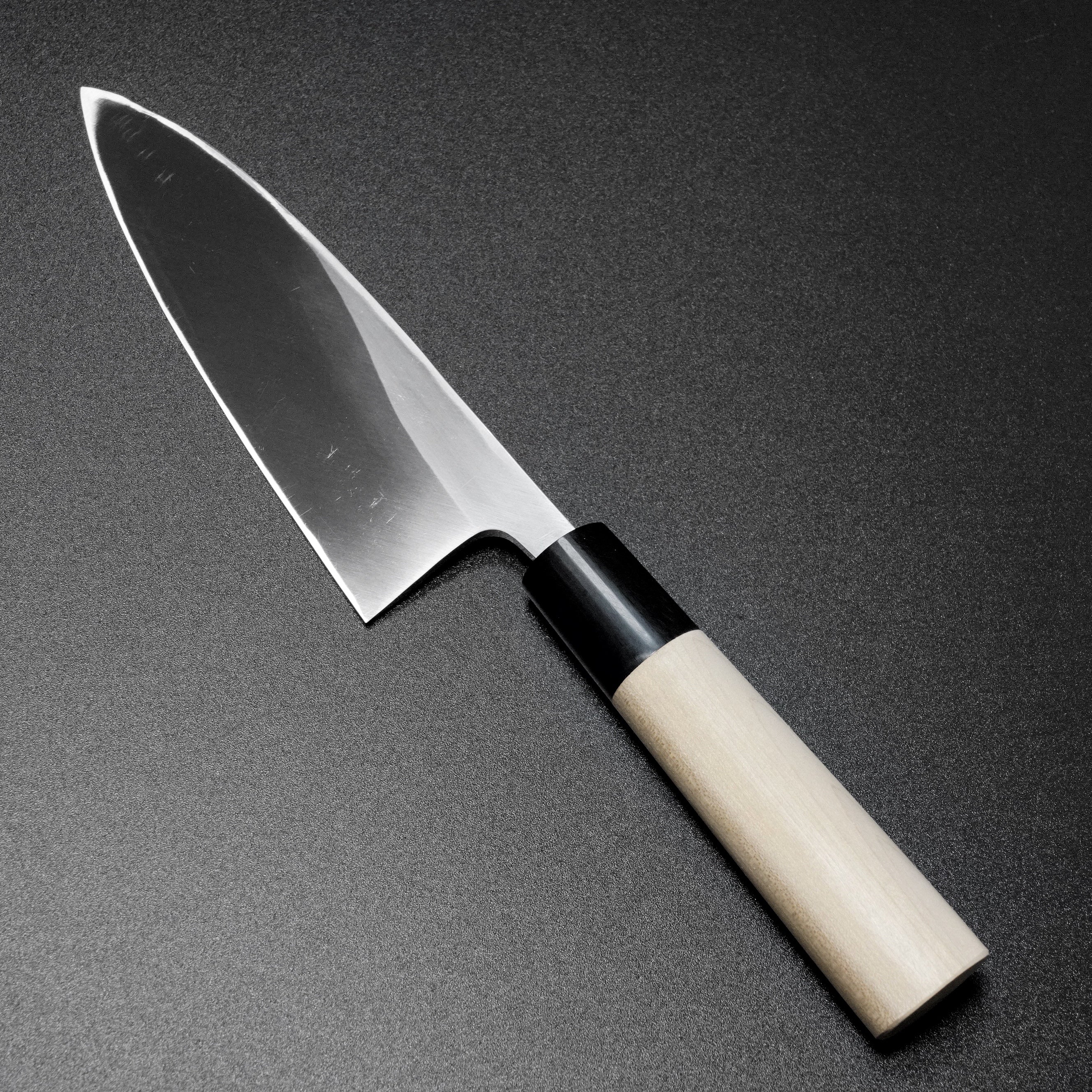 Premium Yoshihiro Jyosaku Shirogami White Steel #2 Deba Knife 150mm - Japanese Chef Knife for Sushi, Fish Filleting & Precision Cutting - Perfect for Professional Chefs & Home Cooks