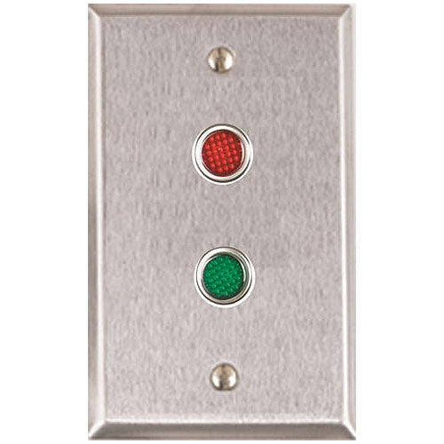 Alarm Controls RP 09L302 - Satin Stainless Steel Plate for Security System Installation | Perfect for Home & Business Alarm Control Panels