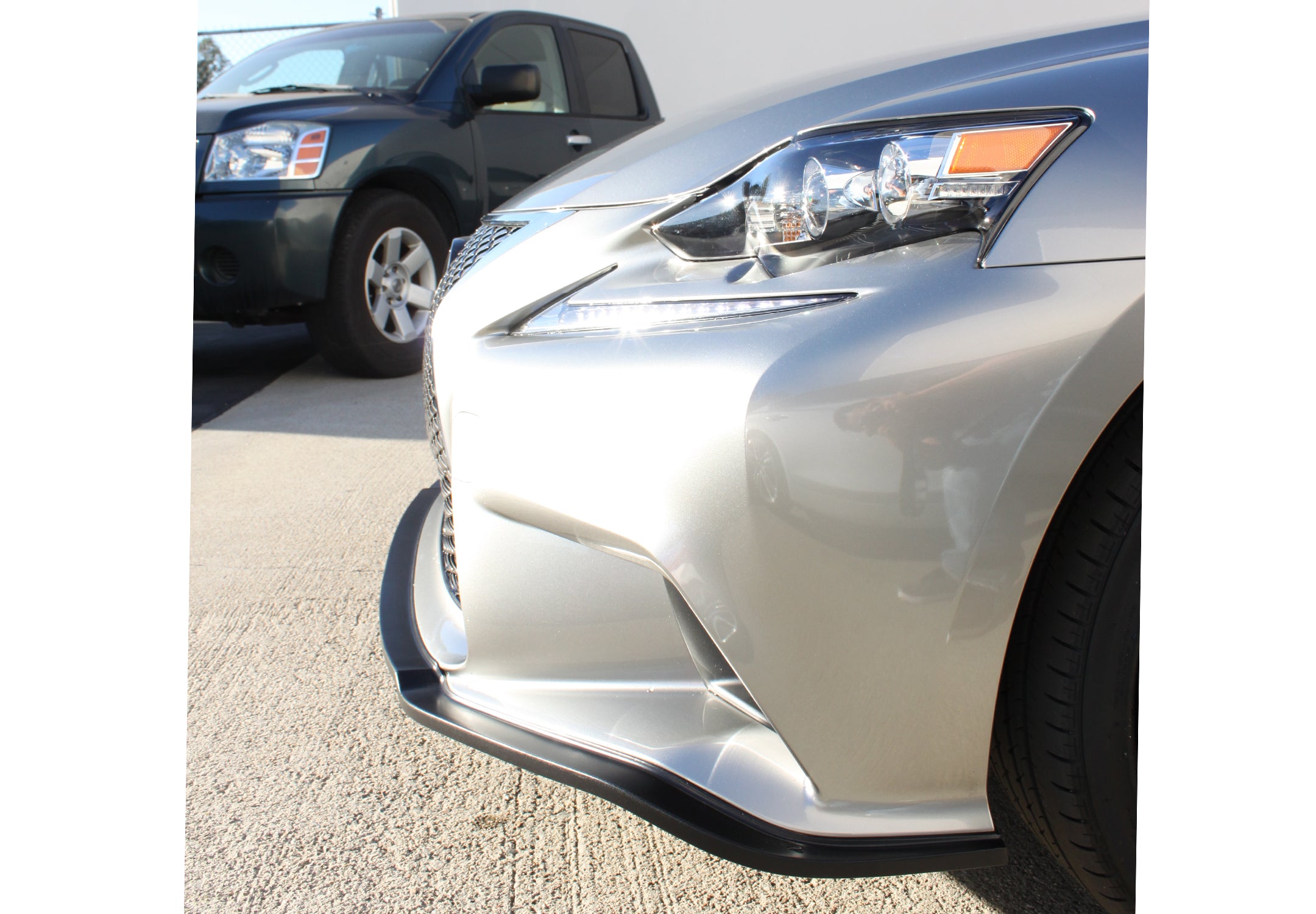 2014-2015 Lexus IS250 IS350 F Sport Front Bumper Lip Splitter Spoiler - KB31001 | Enhance Style & Aerodynamics for Sporty Look | Perfect for Racing & Car Shows