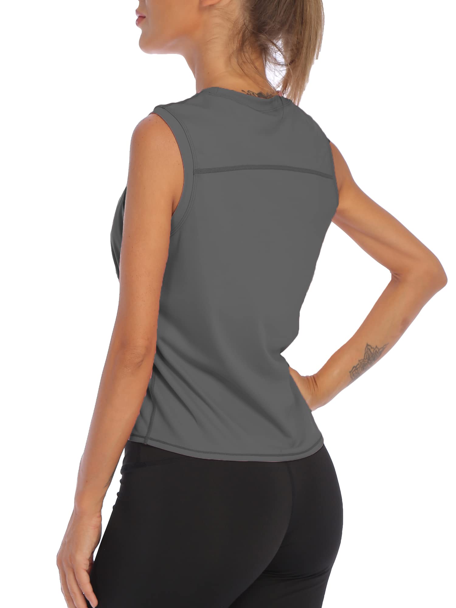 Best Women's Workout Tank Tops - Sleeveless Athletic Crop Tops for Running & Gym - Breathable Cool Fitness Shirts for Yoga, HIIT & Summer Workouts