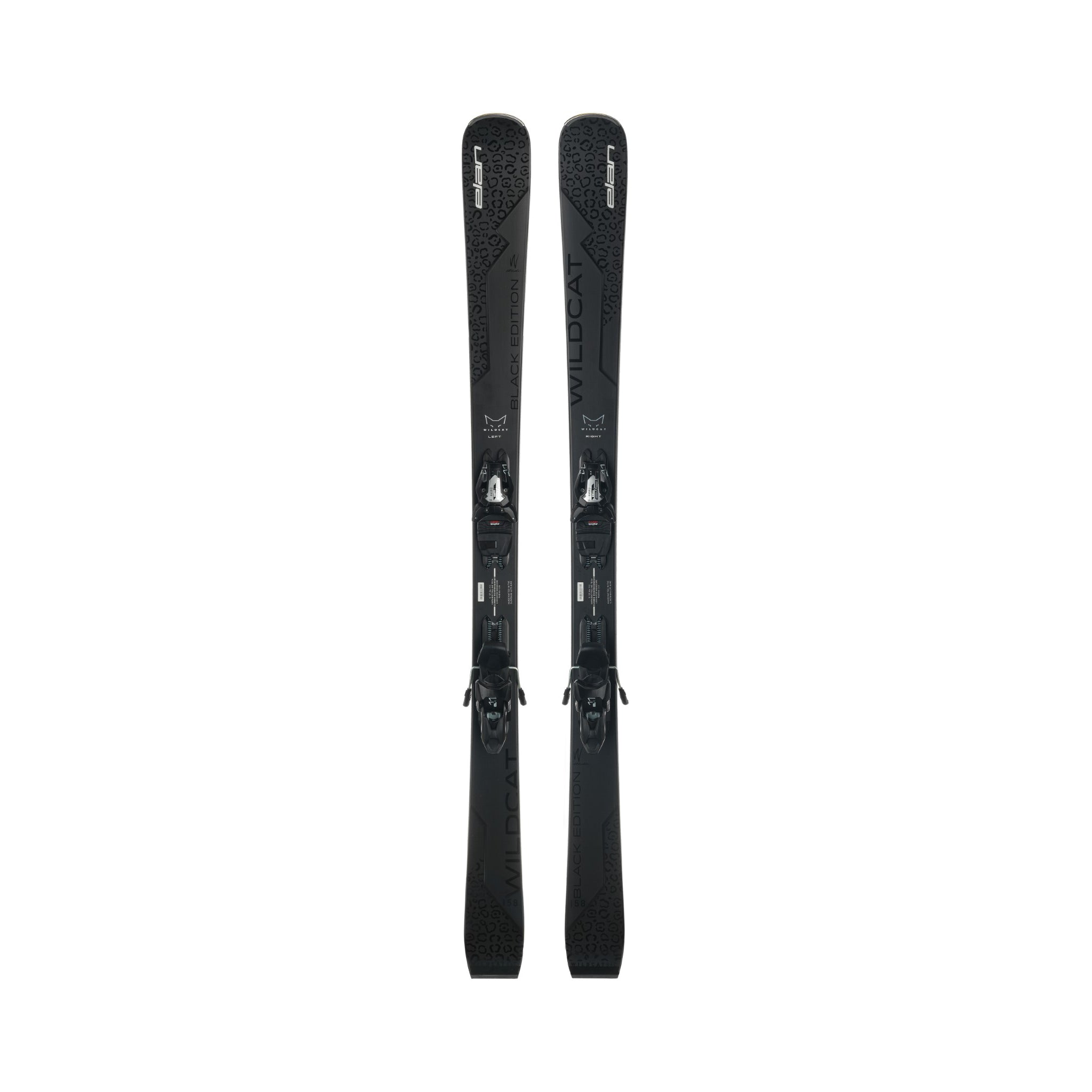 Elan Wildcat 86C Black Edition All-Mountain Skis with ELX 11 Bindings (2025) - Perfect for Freeride & Powder Snow Adventures