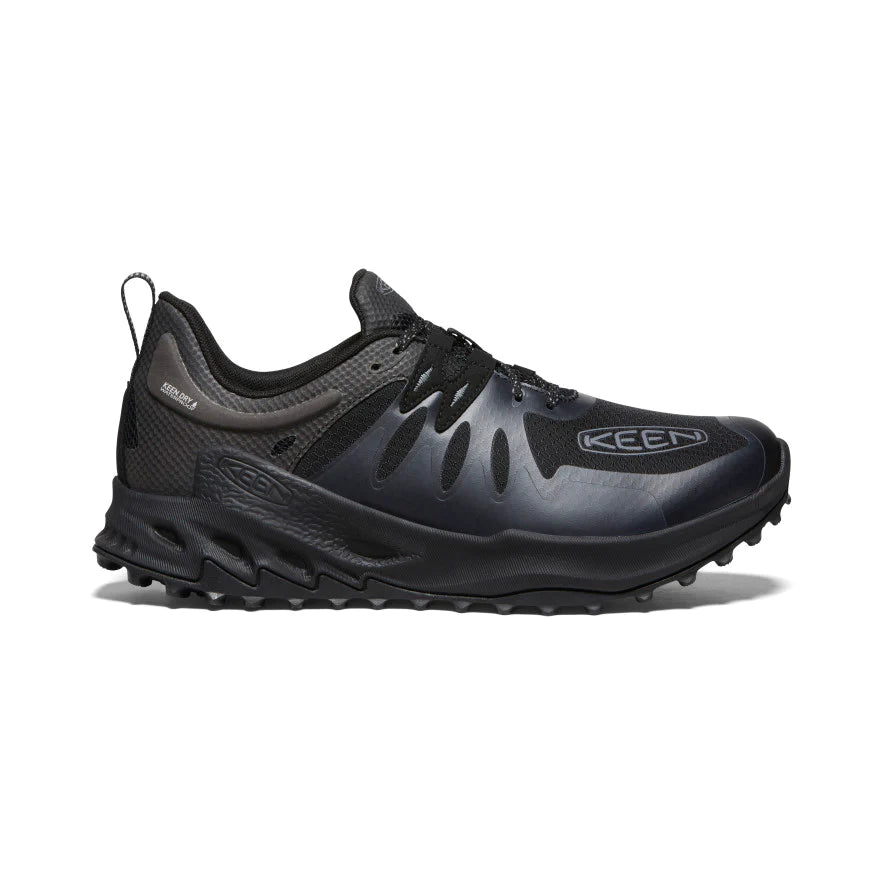 Men's Zionic WP Waterproof Hiking Boots - Black/Steel Grey | All-Terrain Outdoor Shoes for Trekking, Camping & Mountain Climbing