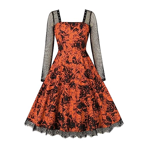 Orange-lace Hem