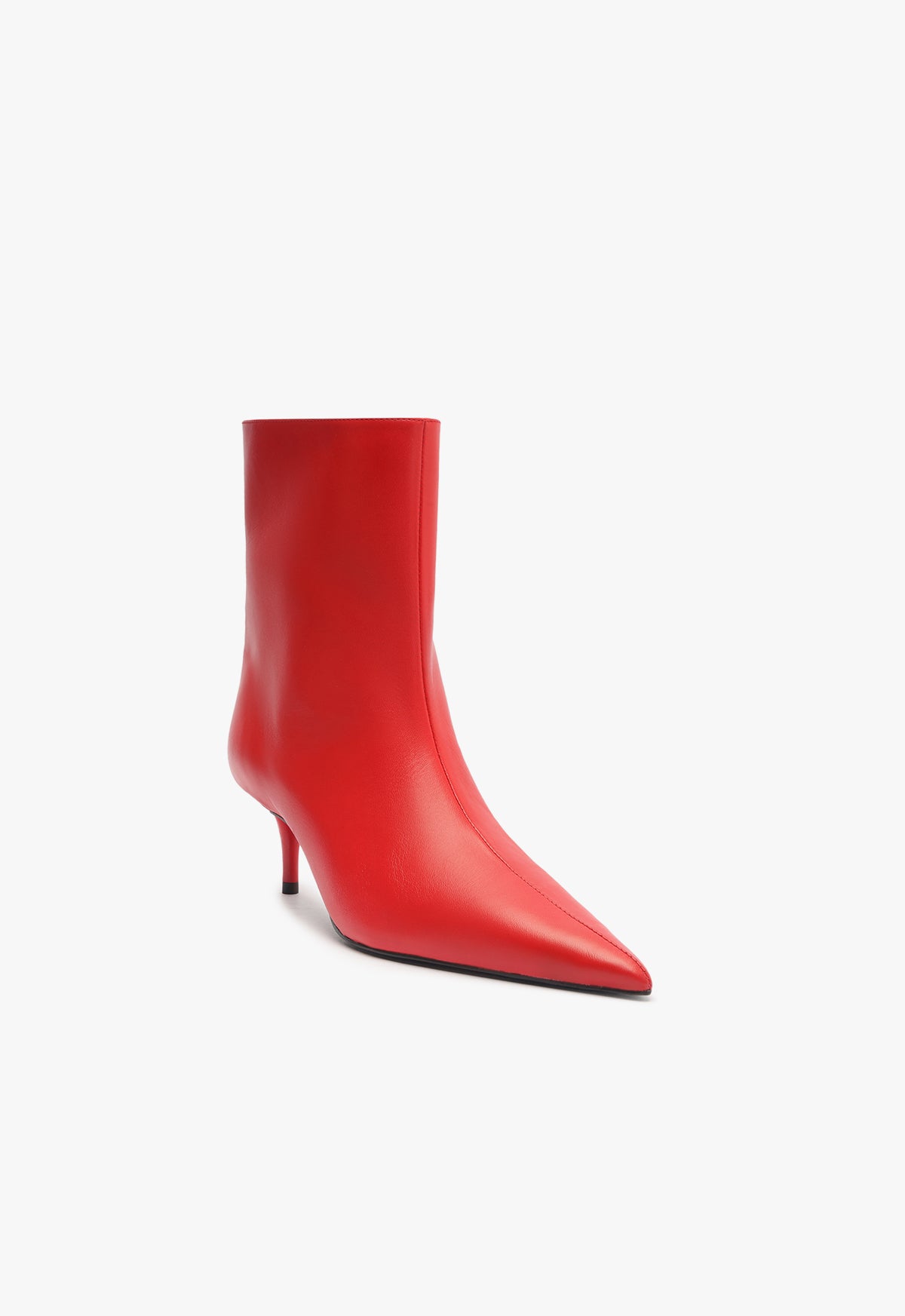 Frances Atanado Women's Leather Booties with Mid Heel - Comfortable & Stylish Ankle Boots for Fall & Winter Fashion - Perfect for Office, Parties & Casual Outings