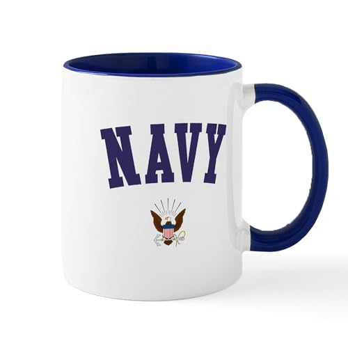 White/Navy Inside - US NAVY Mug