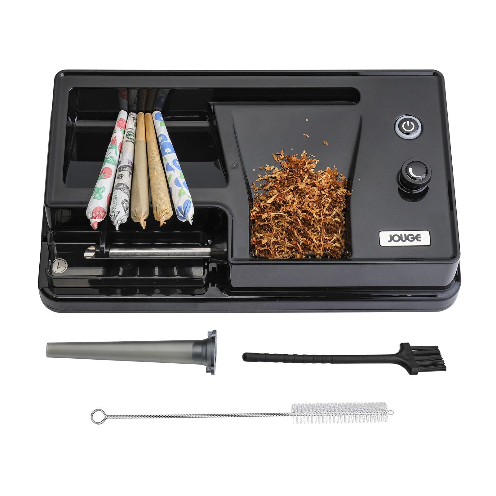 Electric Cone Rolling Machine - Automatic Cigarette Roller & Pre Roll Injector | Portable Cigarette Maker for Perfect Cones | Ideal for Home Use, Parties & DIY Enthusiasts