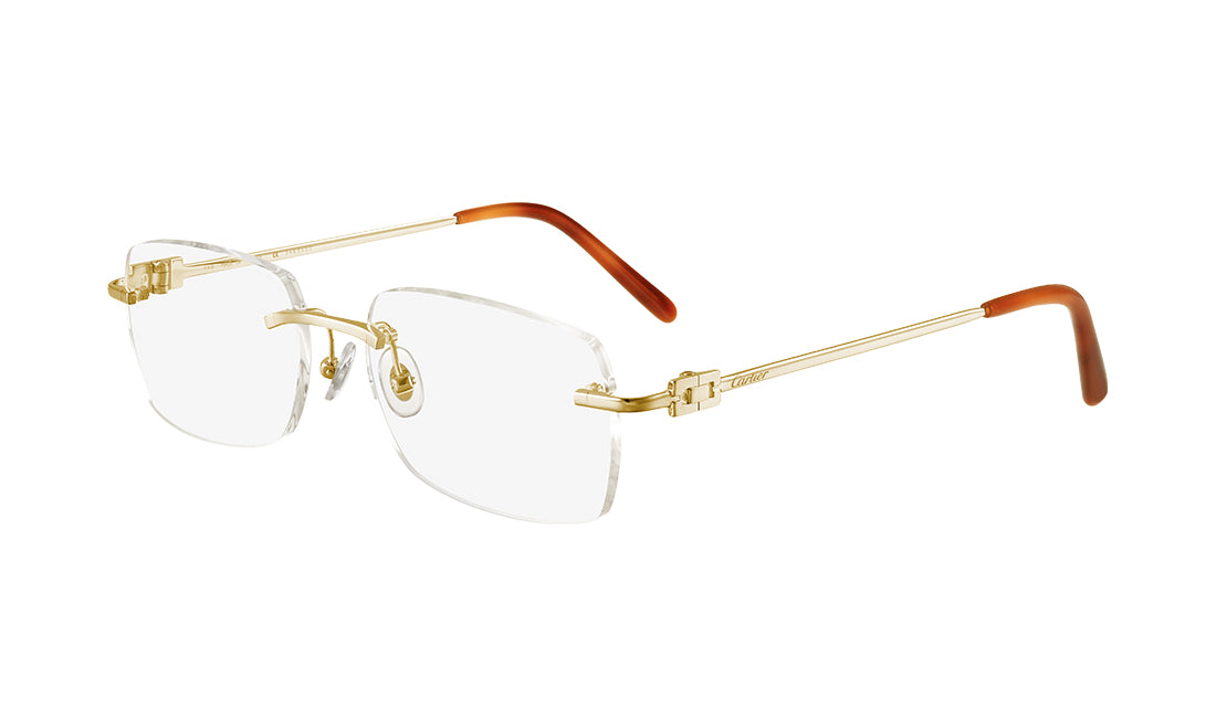 Cartier 0069O Luxury Sunglasses - Polarized UV Protection Aviator Glasses for Men & Women - Perfect for Driving, Travel & Outdoor Activities