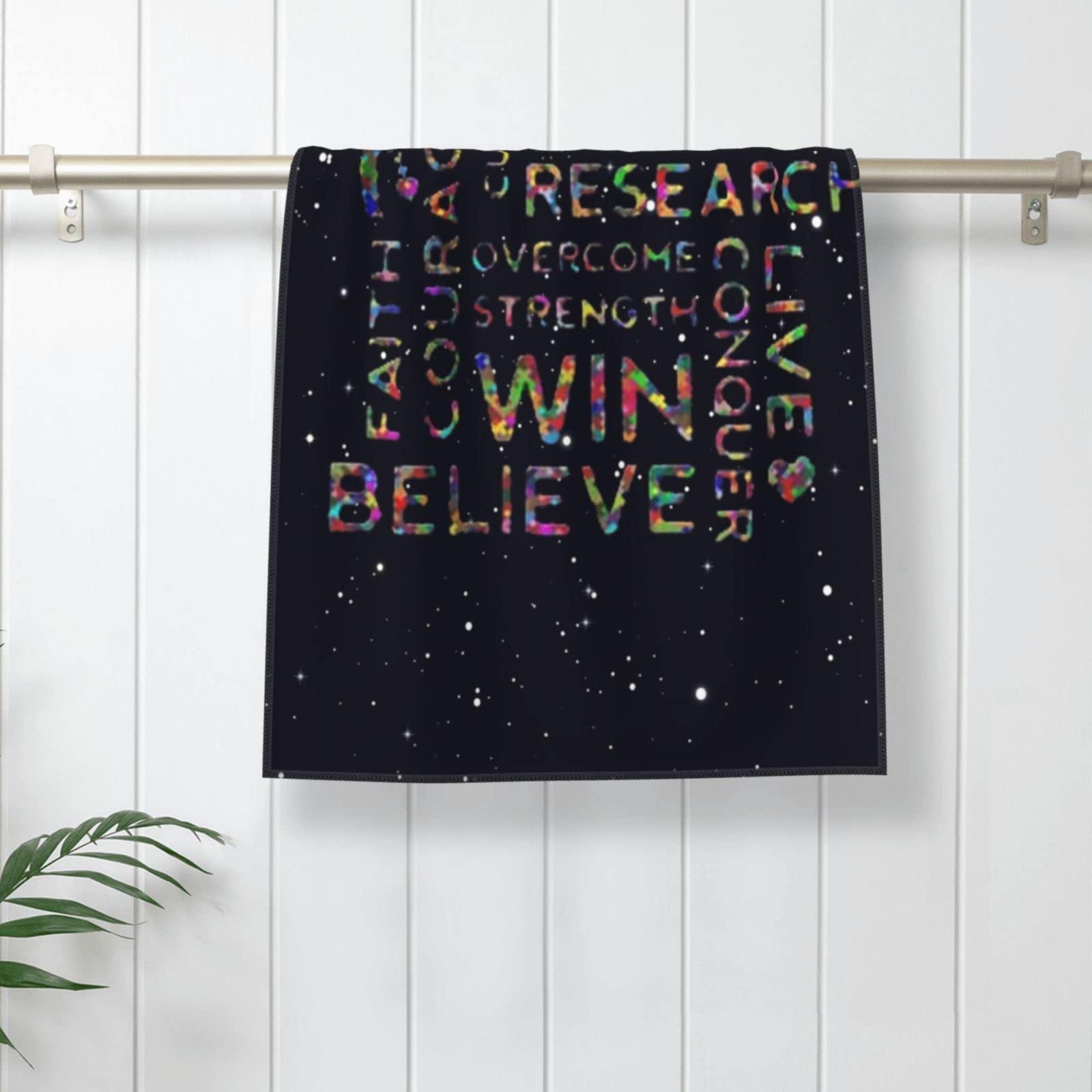 Autism Awareness & Breast Cancer Support Microfiber Beach Towel - 16