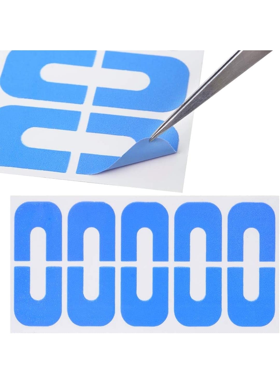 50pcs U-Shape Nail Polish Protector Stickers - Disposable Cuticle Guards for Finger Protection During Manicures & Nail Art | Peel-Off Plastic Stickers for Mess-Free Polish Application at Home or Salon