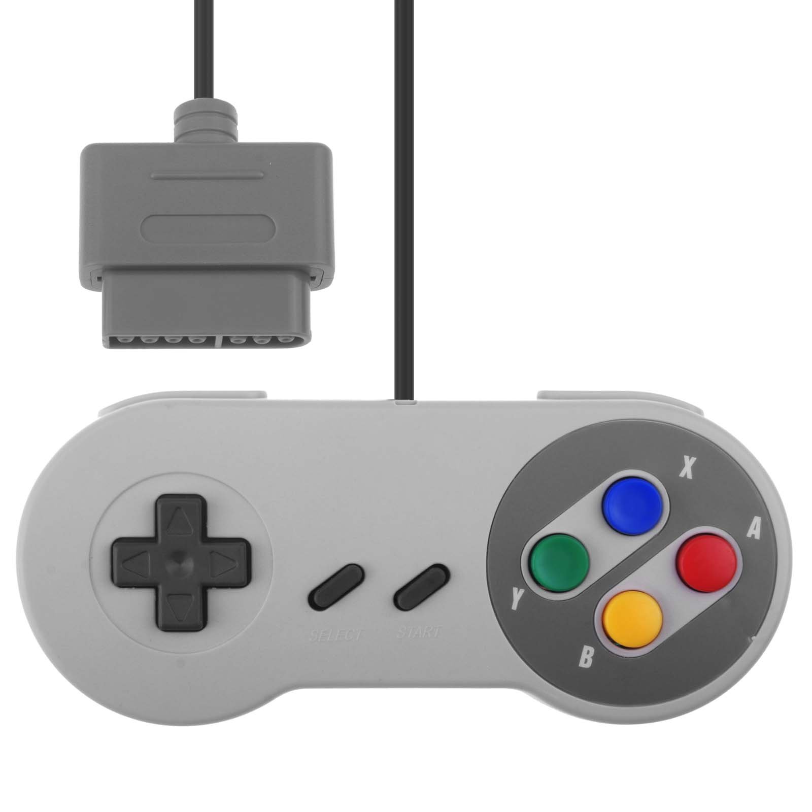 2 Pack SNES Controller - Wireless Gamepad Compatible with Super Nintendo & SNES Classic - Perfect for Retro Gaming & Multiplayer Sessions