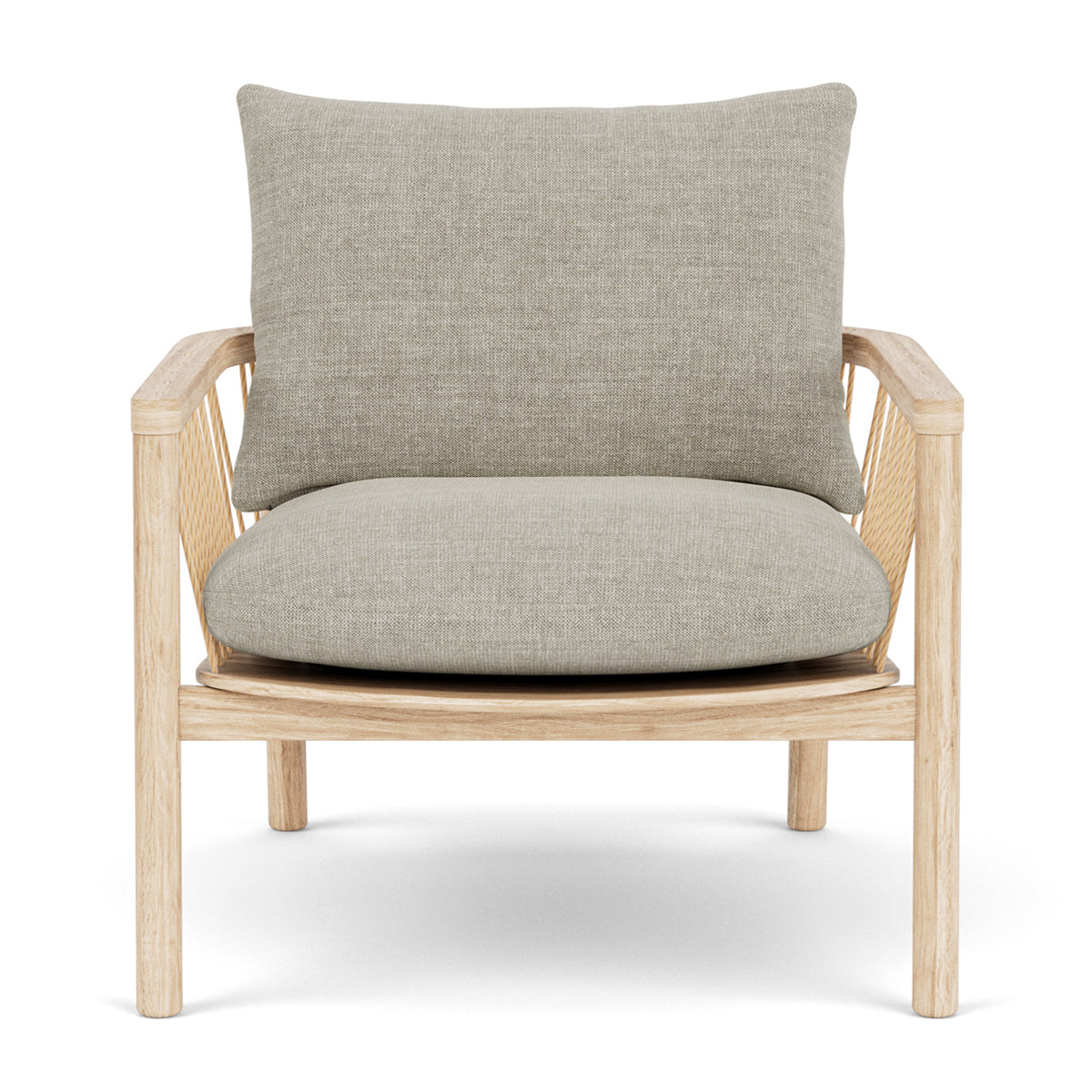Enzo Fabric Armchair - Modern Upholstered Accent Chair for Living Room, Bedroom & Office - Comfortable Lounge Chair with Sturdy Wooden Legs - Perfect for Relaxing, Reading & Decorating